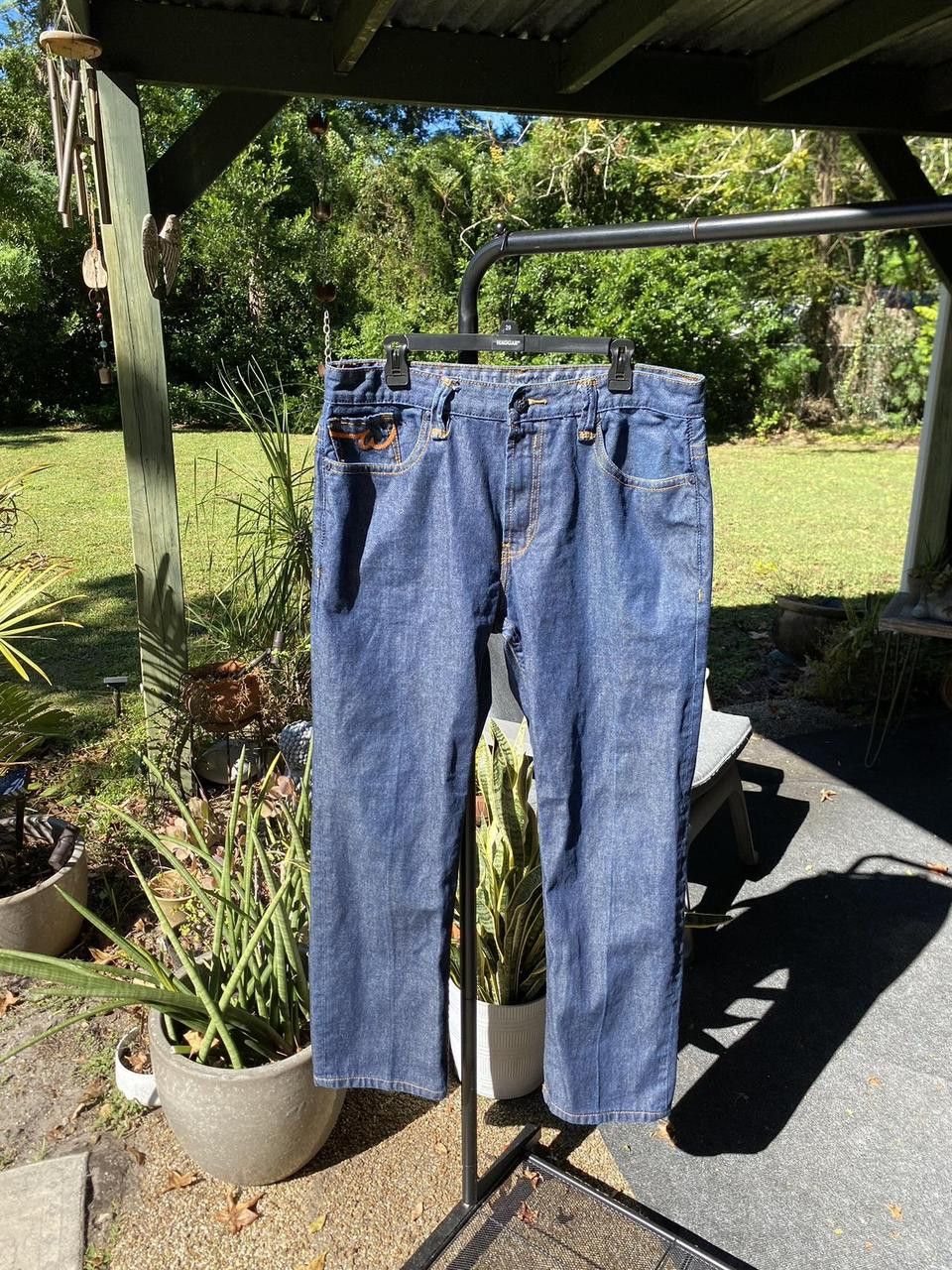 Ecko Unltd. Vintage 2000s Indigo Wash Ecko Embroidered Denim Size 38x36 Size US 38 / EU 54 - 2 Thumbnail