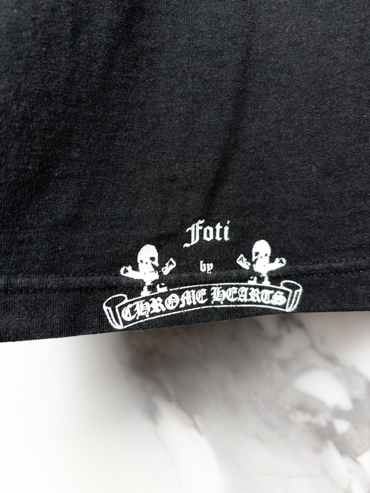 Chrome Hearts Chrome Hearts Vintage Foti Skull Harris Teeter Pocket Tshirt Size US L / EU 52-54 / 3 - 5 Thumbnail