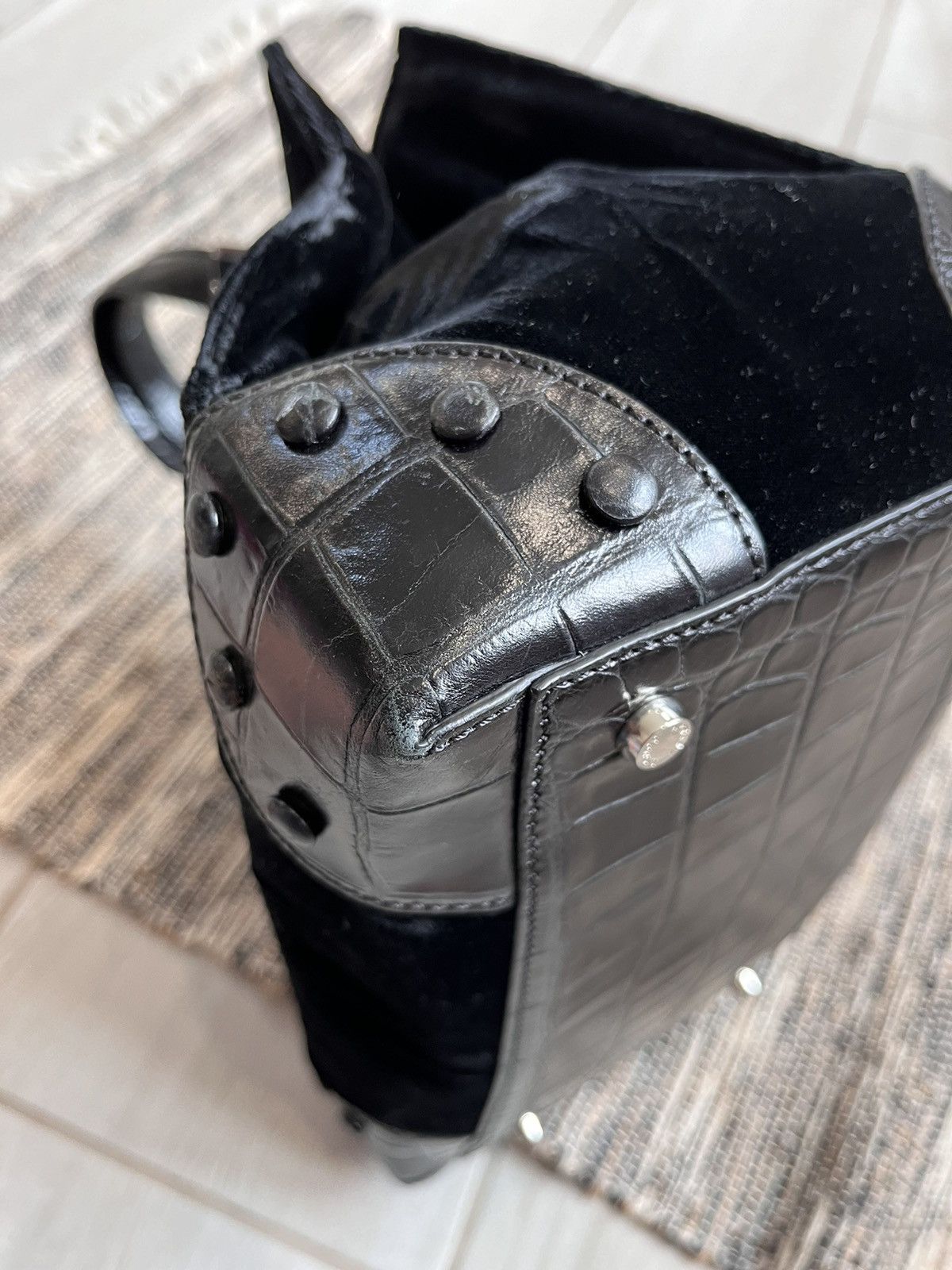 Emporio Armani Hype Giorgio Armani Gargonne bag luxury velour Y2K Size ONE SIZE - 16 Thumbnail