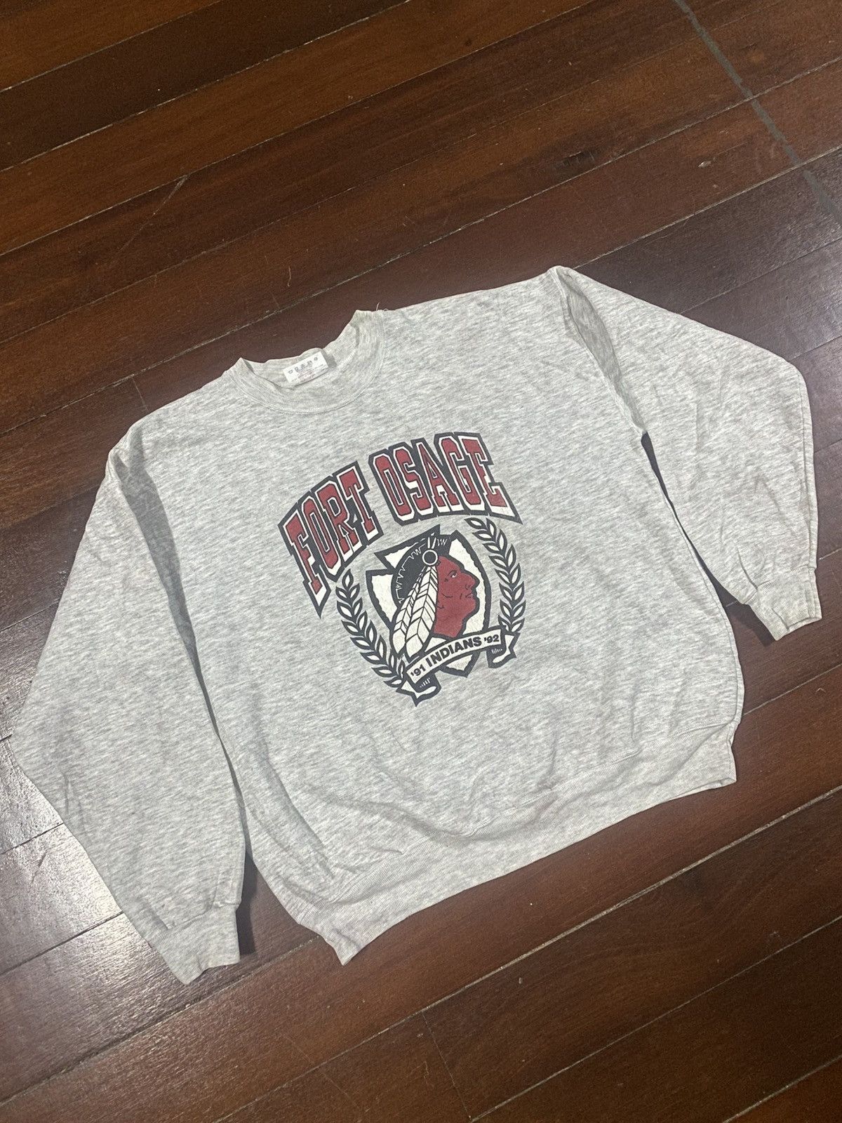 Vintage VINTAGE 90s FORT OSAGE indian over print Size US XL / EU 56 / 4 - 5 Thumbnail