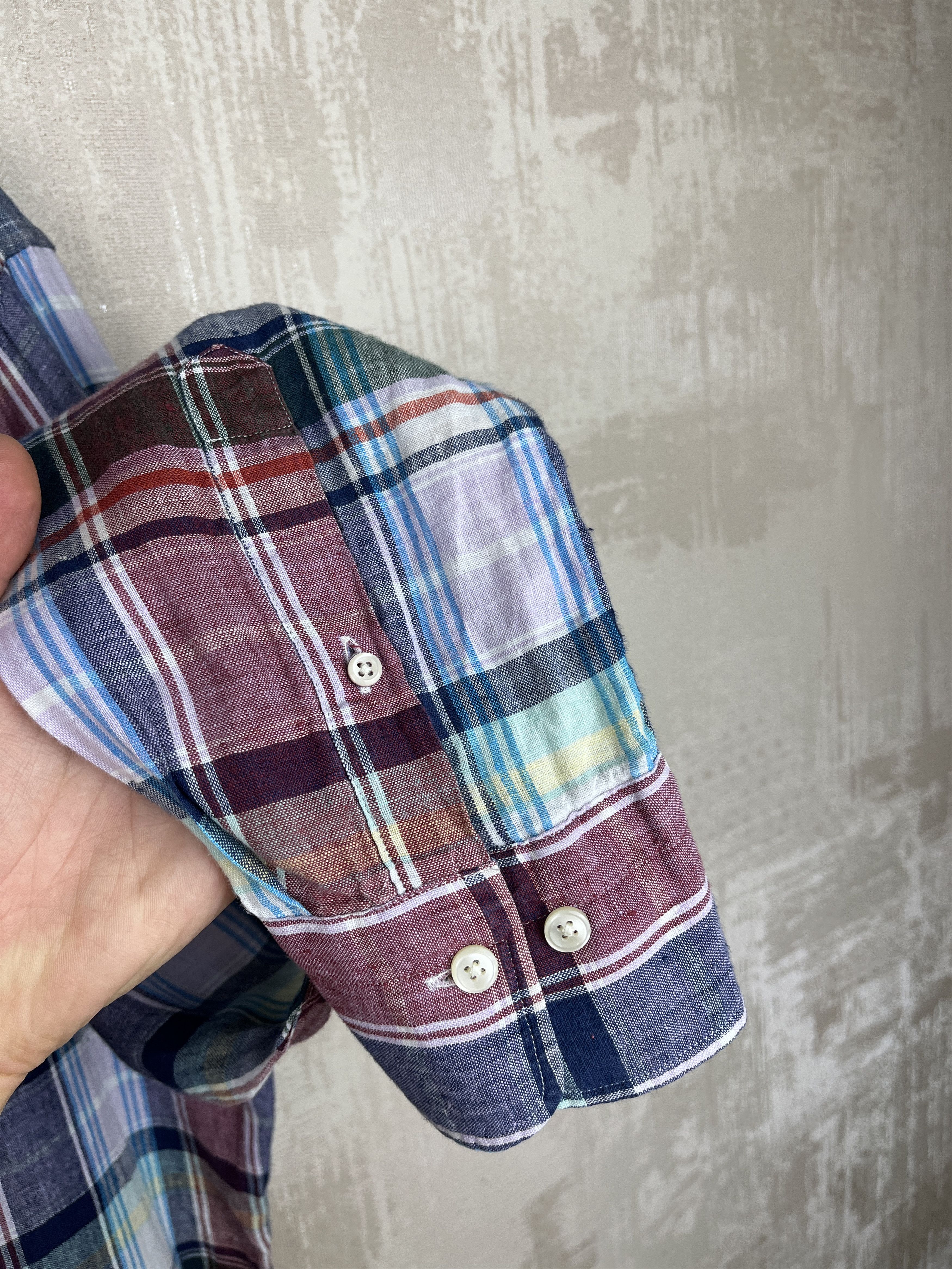 Gant Gant Linen Plaid Check Long Sleeve Shirt Button Down Size US L / EU 52-54 / 3 - 9 Thumbnail