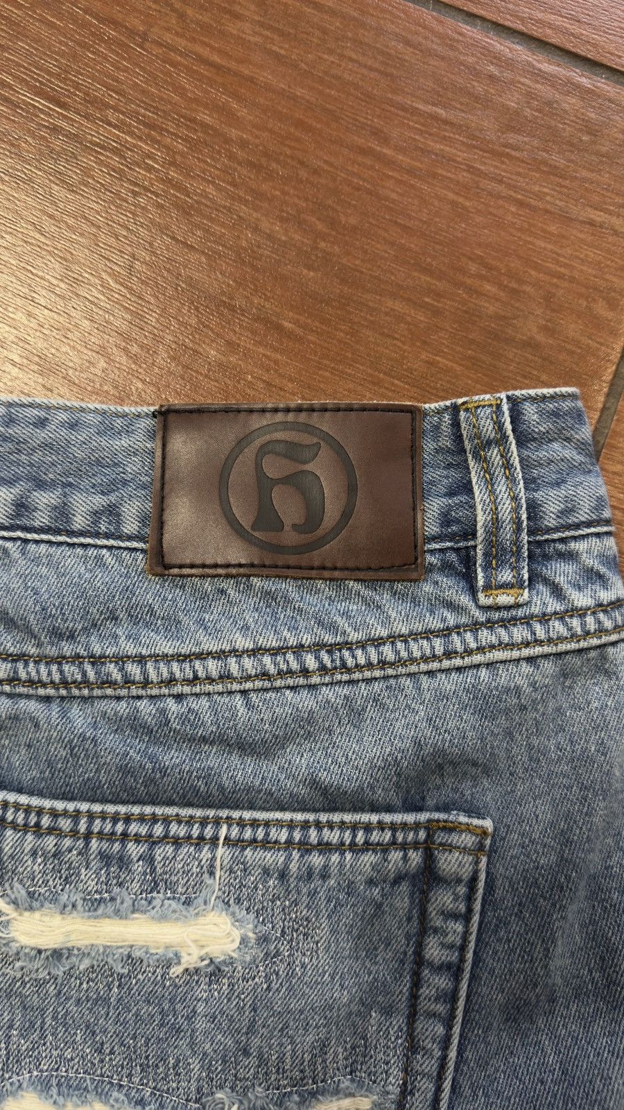 Handmade HANDMADERUST red tag denim Size US 32 / EU 48 - 5 Thumbnail