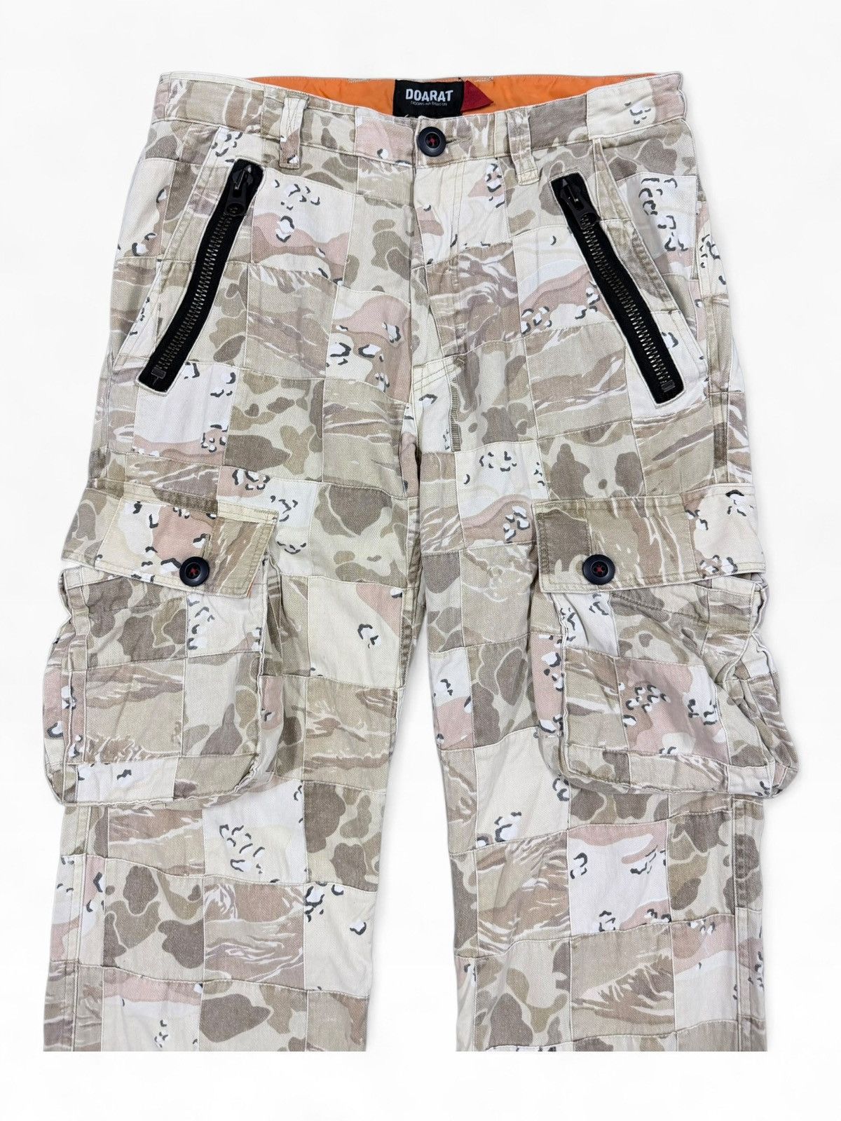 GOODENOUGH Vtg🔥90’s Doarat All Camoflauge Patchwork Multipocket Cargo Size US 33 - 3 Thumbnail