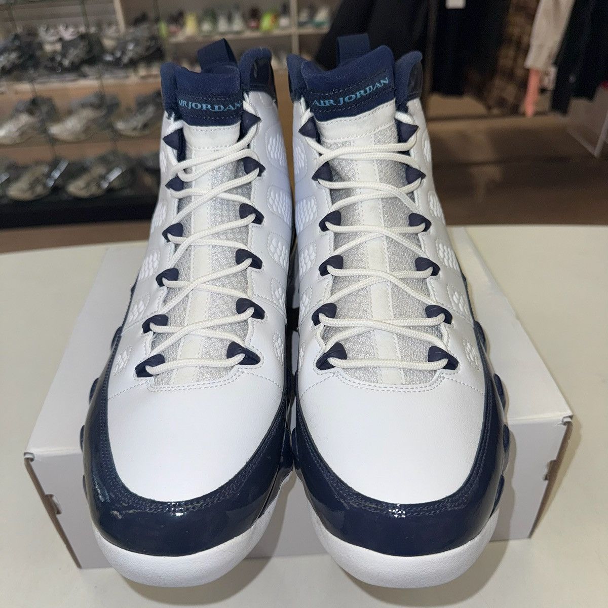 Nike Size 13 - Nike Air Jordan 9 Retro UNC 302370-145 Size US 13 / EU 46 - 4 Thumbnail