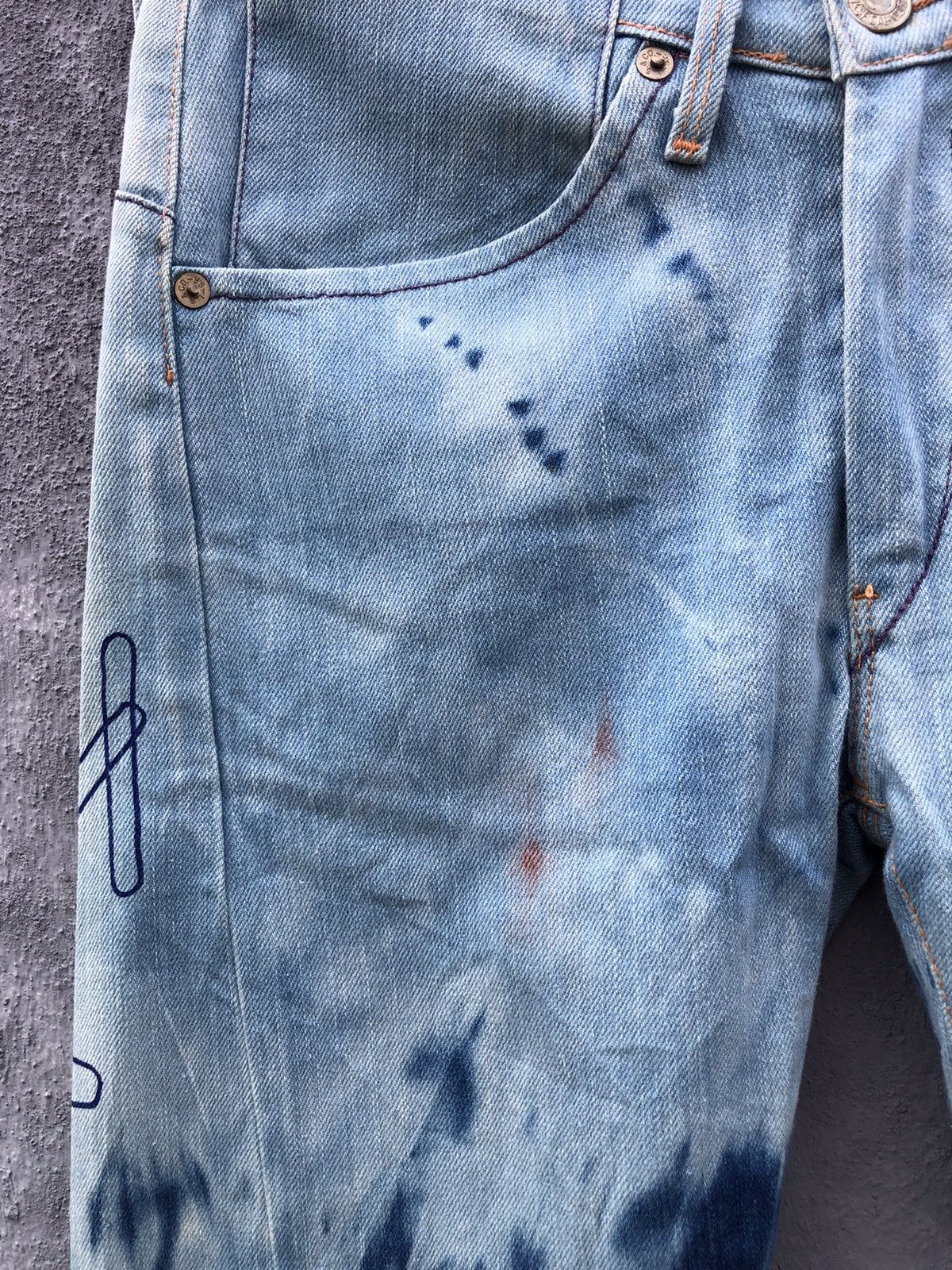 Levi's Vintage Levi’s Engineered Y2k Acid Wash Jeans Size US 29 - 6 Thumbnail