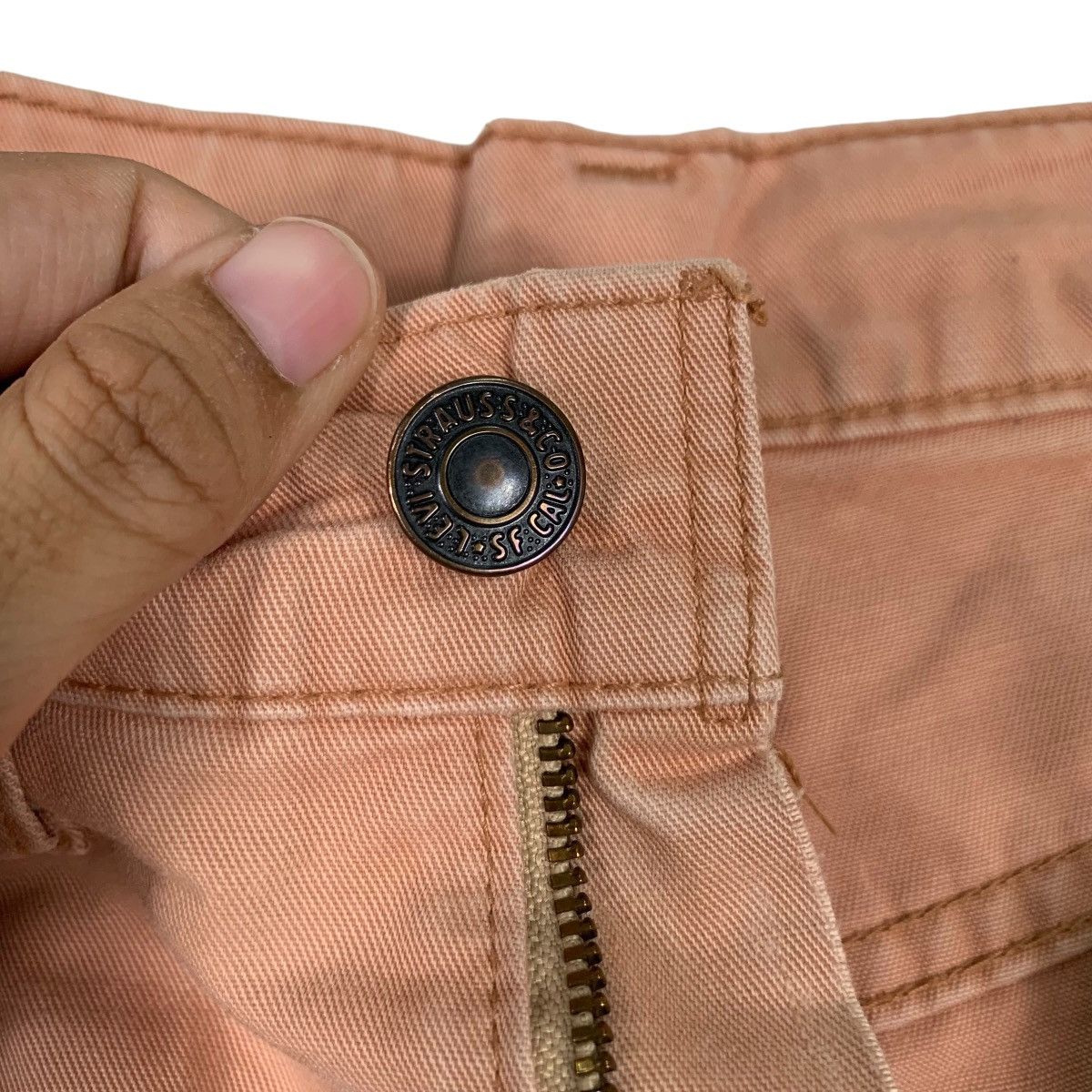 Levi's Levi's W509-33 Peach Denim Pant #0174-C9 Size US 30 / EU 46 - 14 Thumbnail