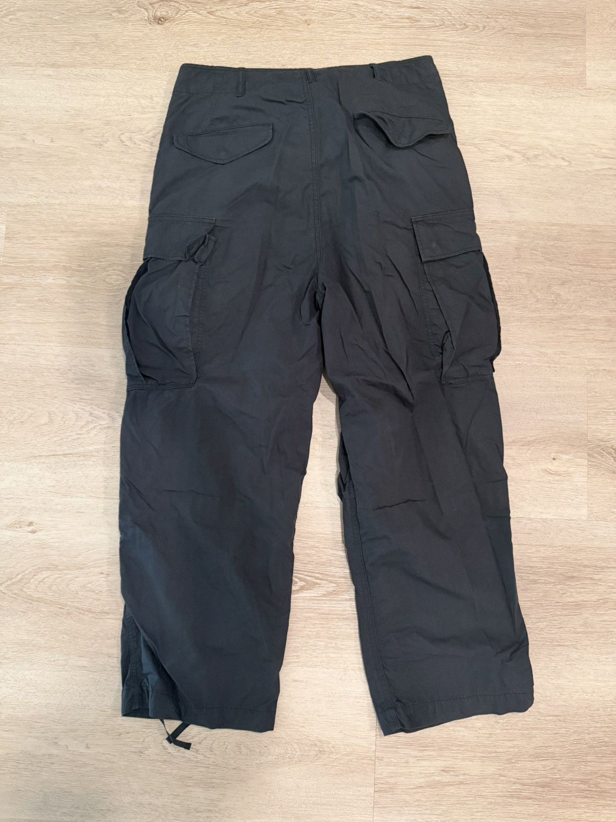 Beams Japan Beams Black Cargo Pants (Medium) Size US 32 / EU 48 - 2 Thumbnail