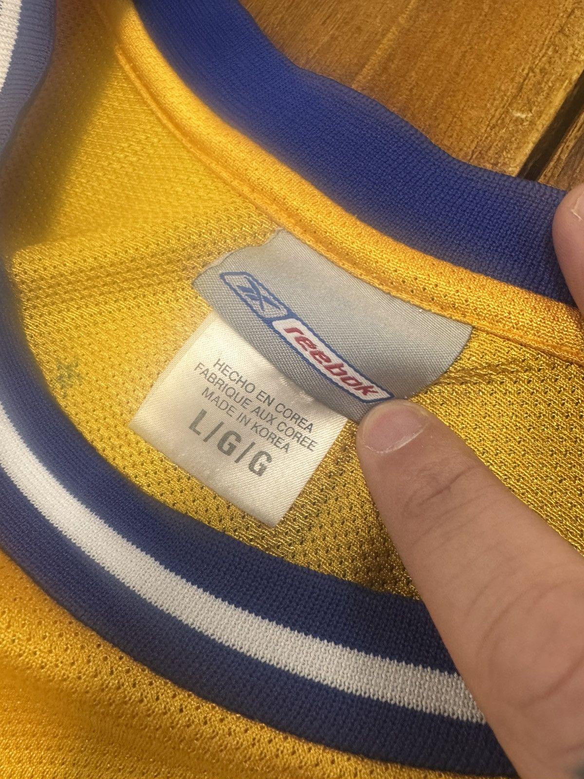 Reebok Vintage Reebok Jason Richardson Golden State Warriors Jersey Size US L / EU 52-54 / 3 - 4 Thumbnail