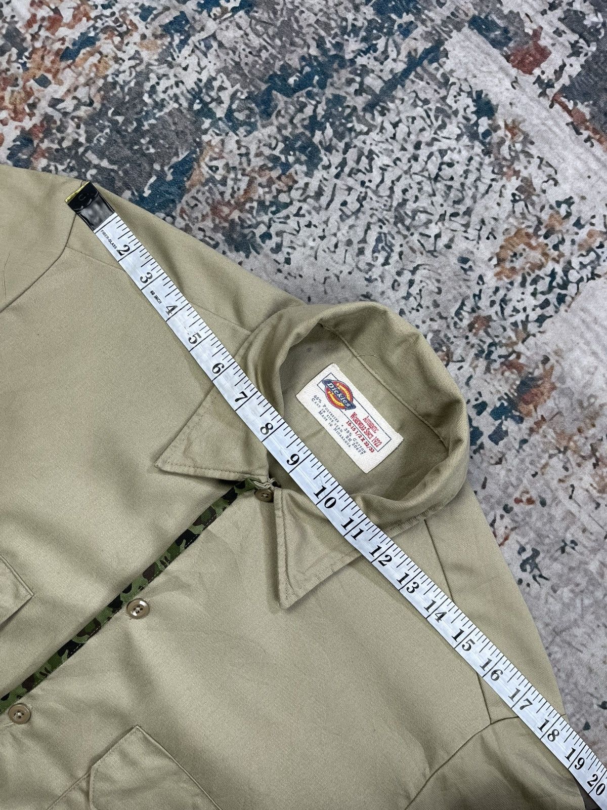 Dickies Vtg Dickies Camo Edge Trim Button Down Work Shirt Size US M / EU 48-50 / 2 - 11 Thumbnail