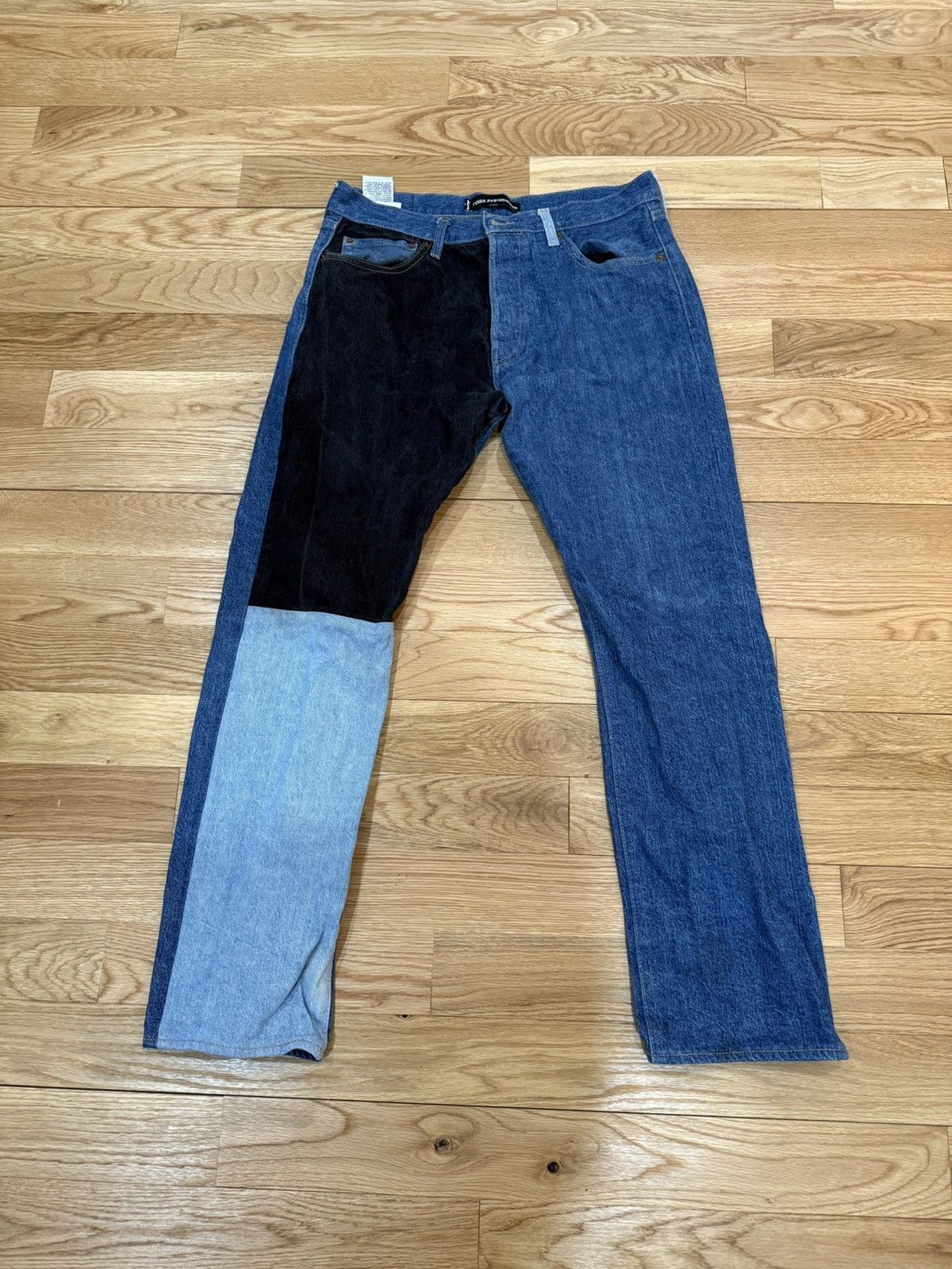 Gosha Rubchinskiy RARE Gosha Rubchinskiy x Levi’s 501 (2017) Patchwork Jeans Size US 34 / EU 50 - 1 Thumbnail