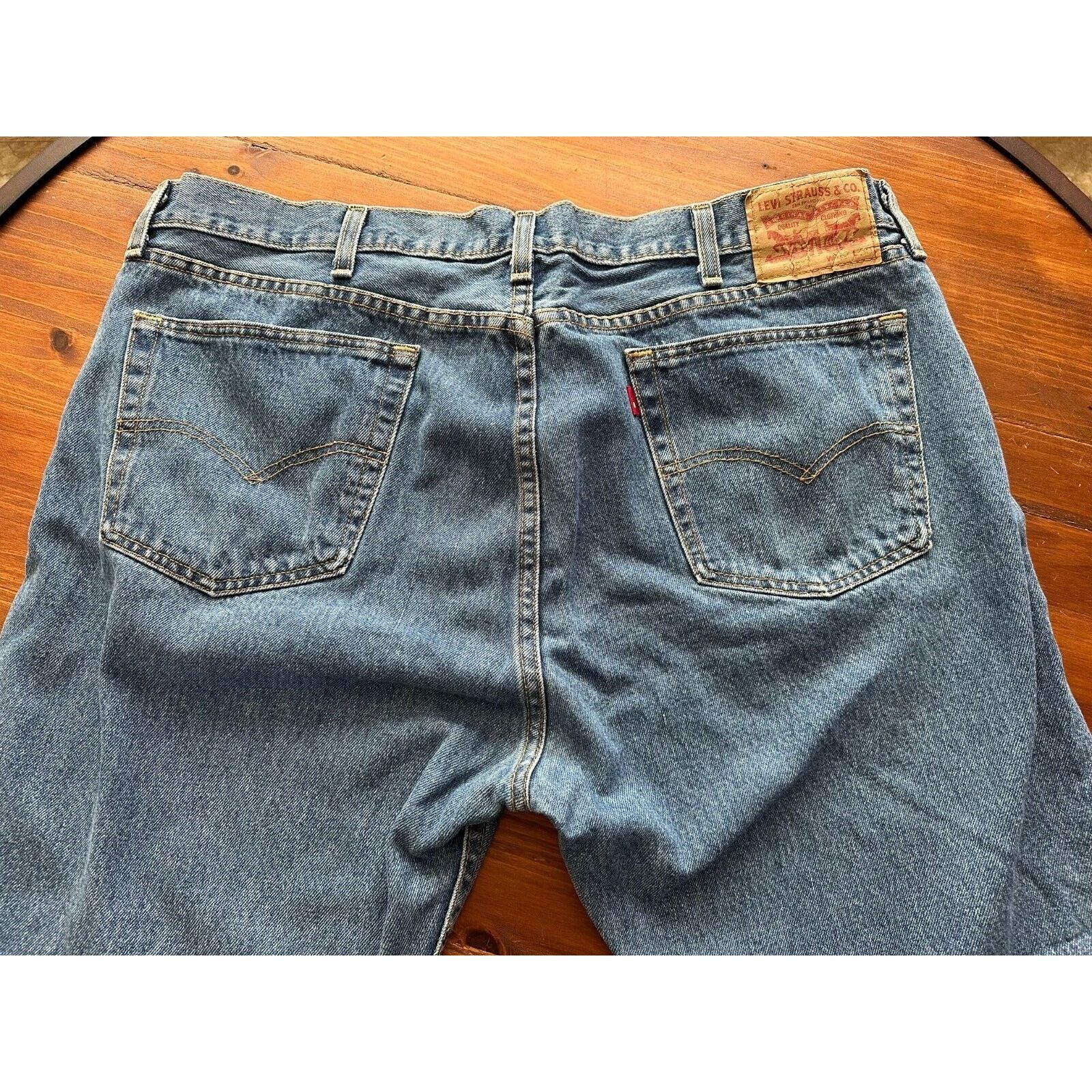 Levi's Levis 505 Regular Fit Blue Jeans 40x32 Clean NormcorpWestern Size US 40 / EU 56 - 7 Thumbnail