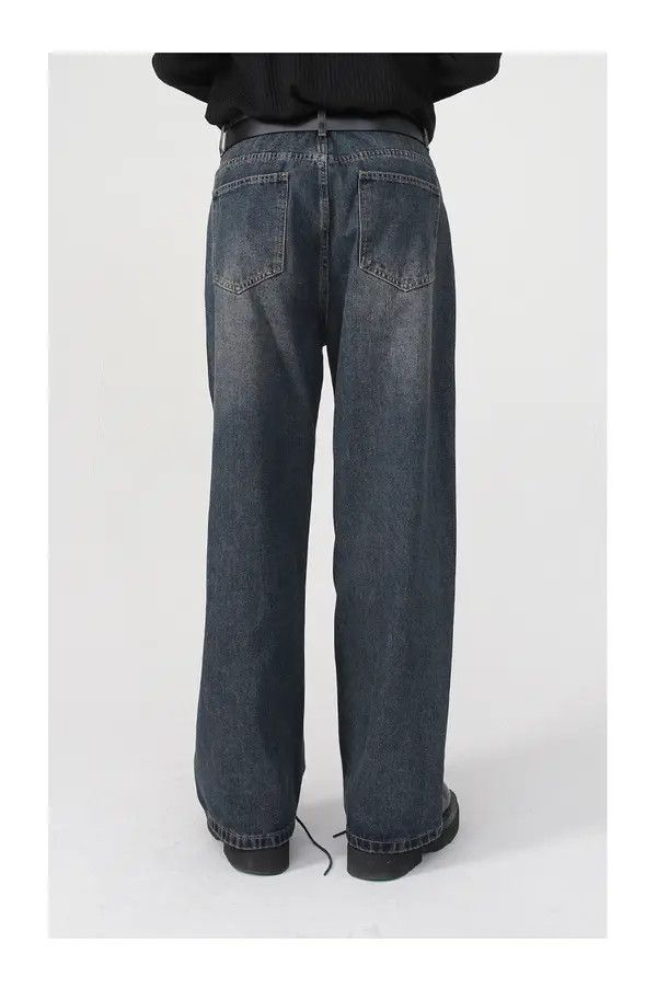 VIBE Straight washed loose trendy jeans Size US 30 / EU 46 - 2 Thumbnail