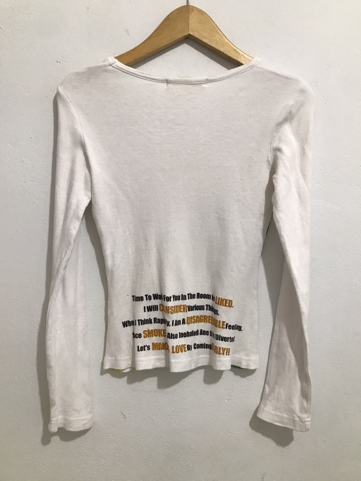Hysteric Glamour Archive Naked Poem Lastnight Make Love Longsleeve Size M / US 6-8 / IT 42-44 - 5 Thumbnail