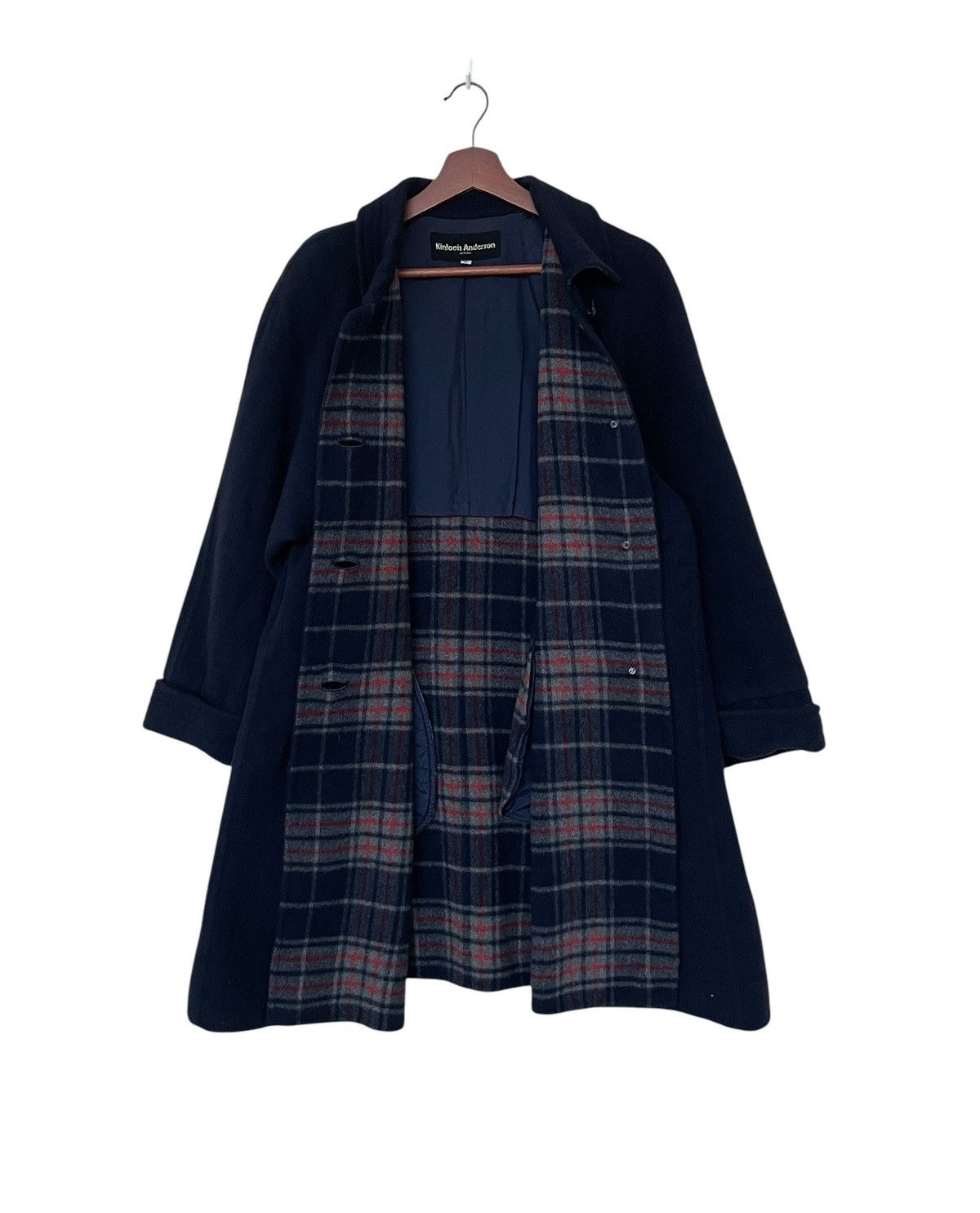 Designer × Vintage Vintage Brand Kinloch Anderson Wool Trench Coat 2000s Size US L / EU 52-54 / 3 - 1 Thumbnail