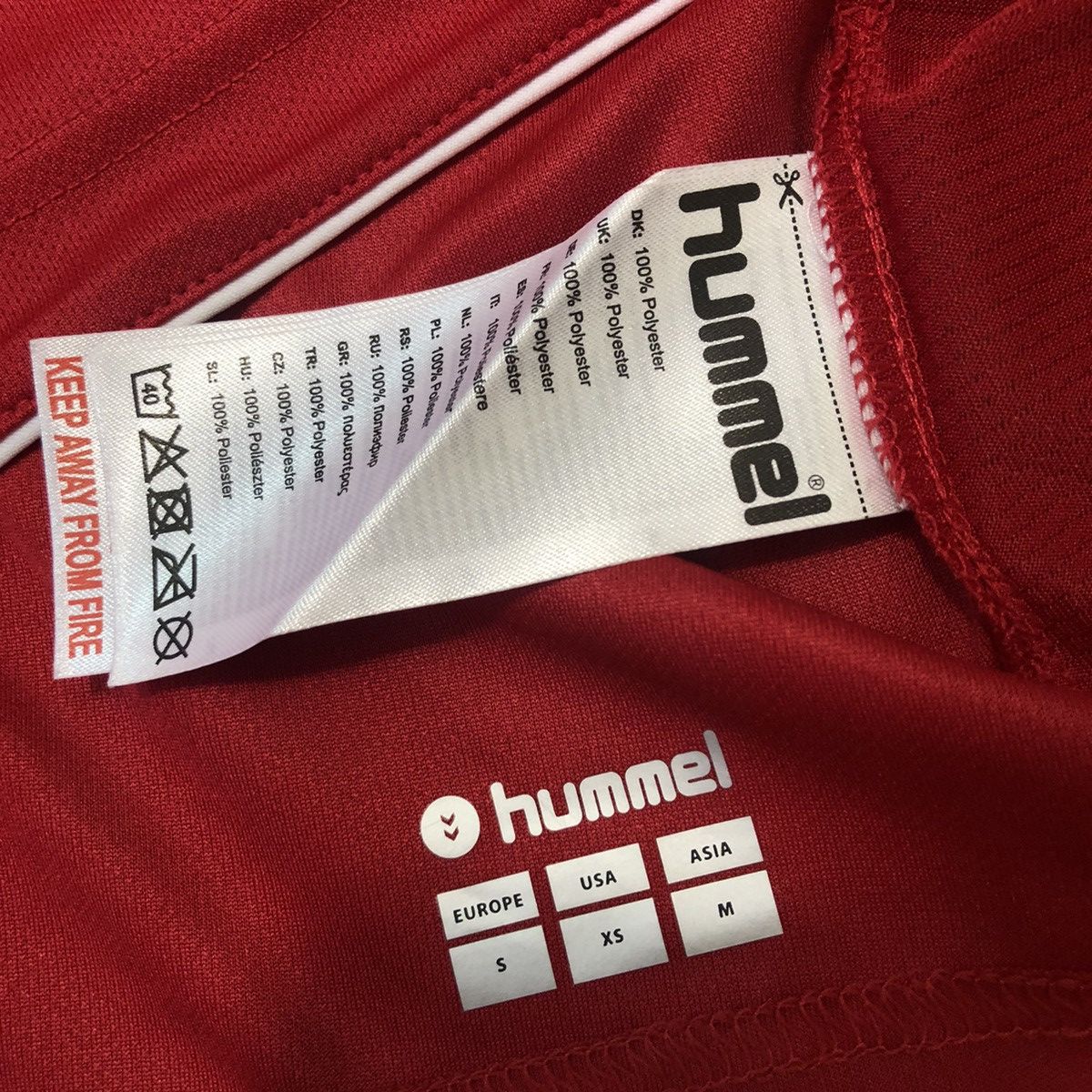 Hummel Denmark World Cup 2018 home shirt #10 Eriksen Size US S / EU 44-46 / 1 - 9 Thumbnail