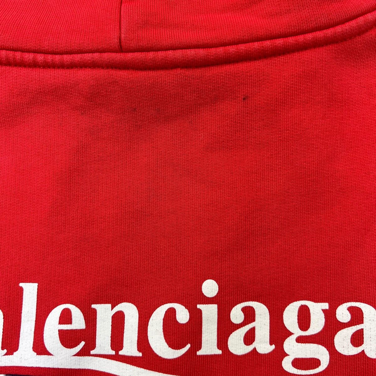 Balenciaga Balenciaga Campaign Logo Red Hoodie Size US M / EU 48-50 / 2 - 7 Thumbnail