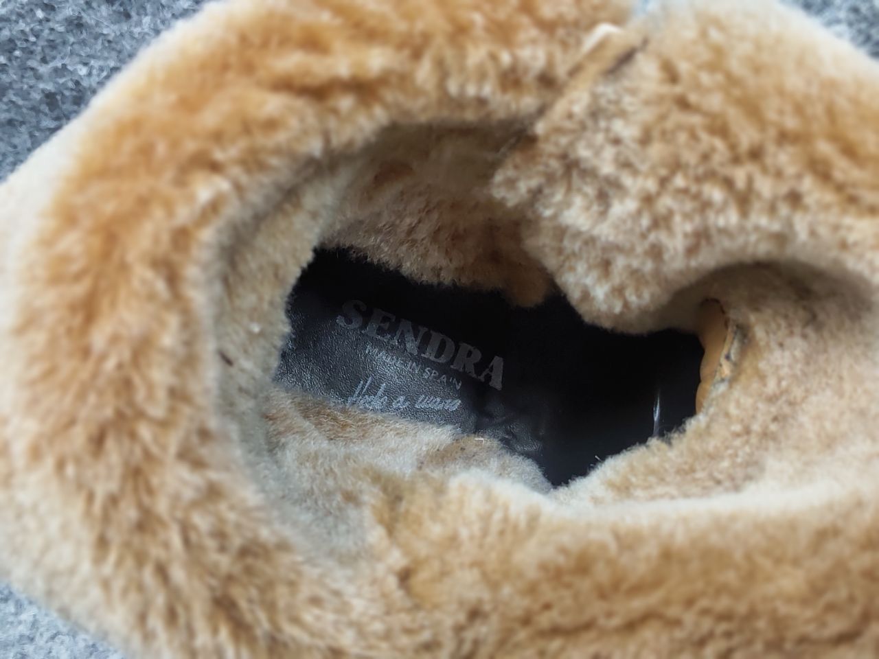Sendra Sendra handmade design Ankle Brown Leather Womens fur boots Size US 7 / IT 37 - 20 Thumbnail