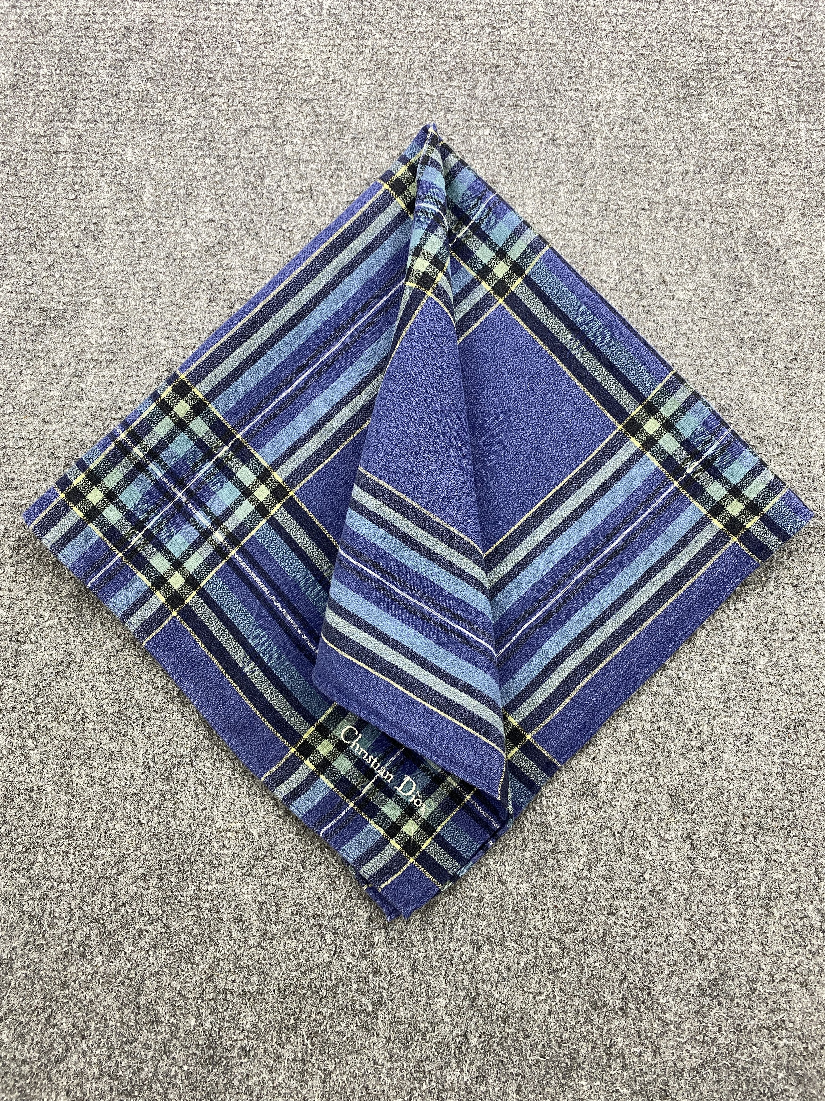 Christian Dior Monsieur Christian Dior Bandana / Handkerchief / Neckerchief HKC0732 Size ONE SIZE - 3 Thumbnail