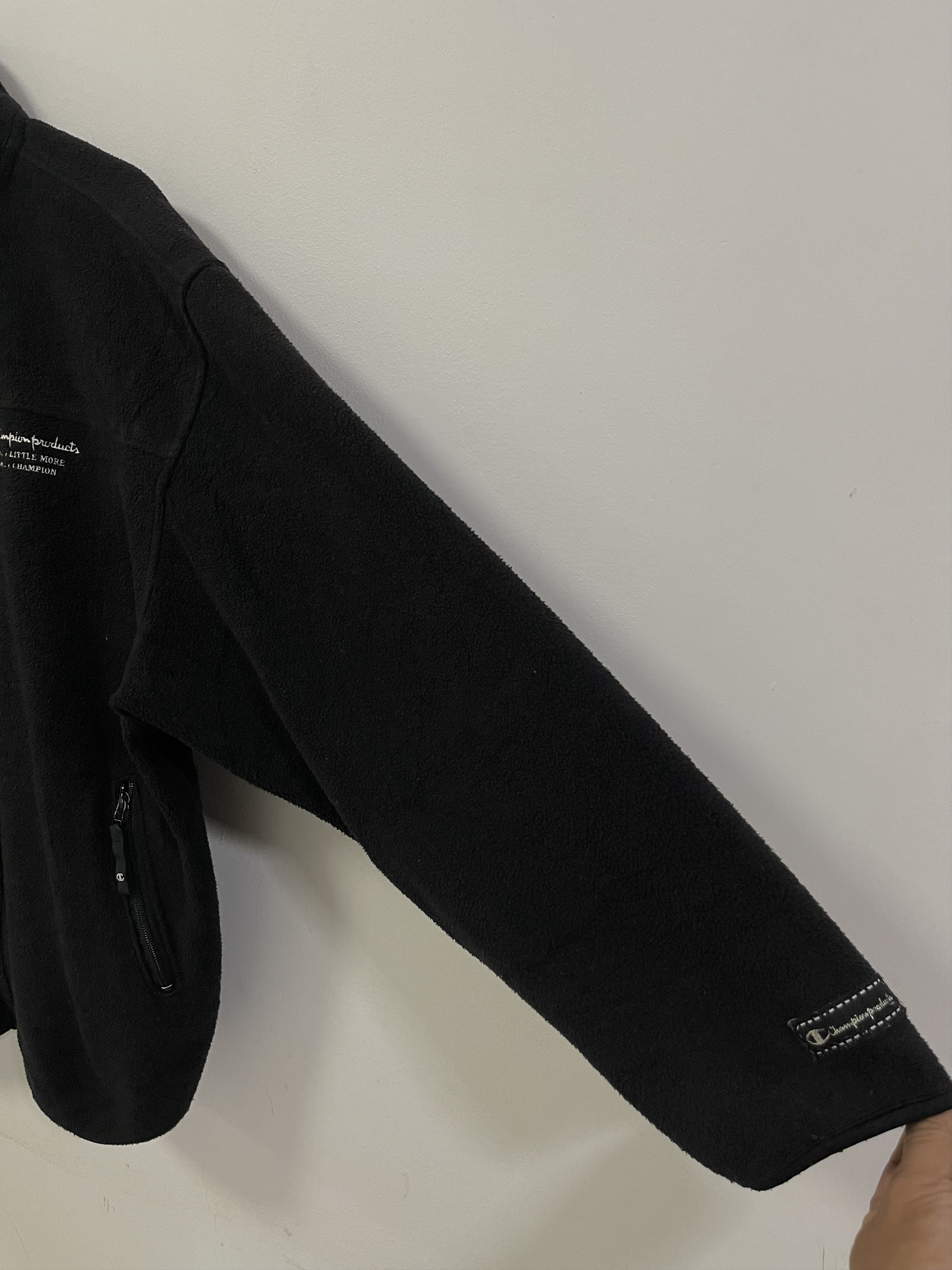 Champion Vintage Champion Embroidery Fleece Polartec Zip Up Jacket Size US XL / EU 56 / 4 - 2 Thumbnail