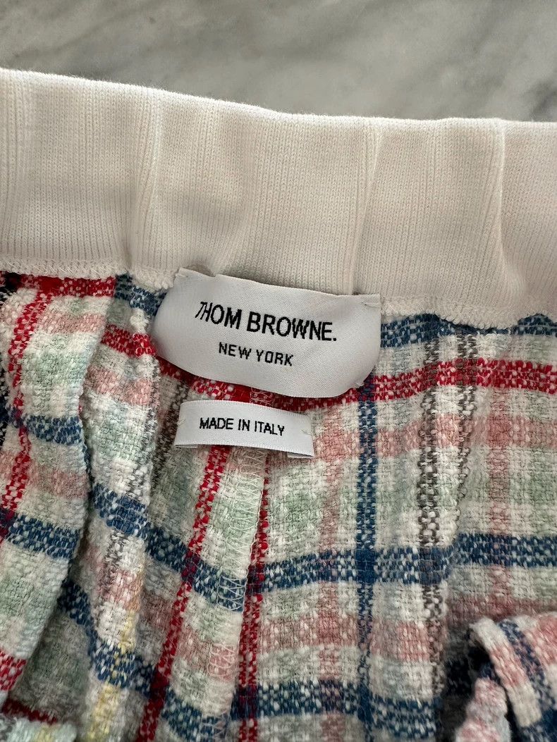 Thom Browne Thom Browne Grain pattern mid-waist tied in straight jeans Size US 27 - 5 Thumbnail