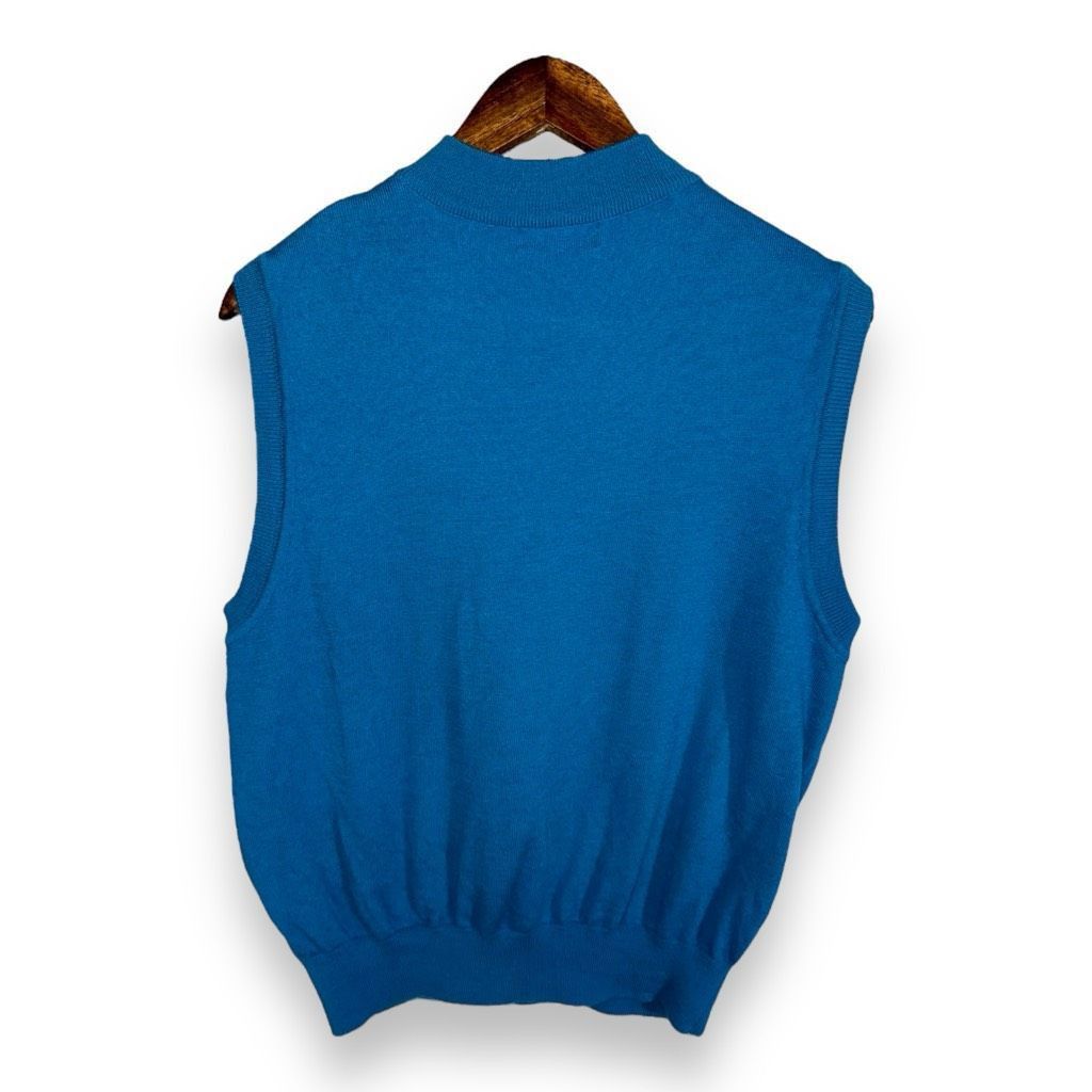 BEANPOLE Blue Bean Pole Golf Wool Quarter Zip Sweater vest Size M Size US M / EU 48-50 / 2 - 8 Thumbnail