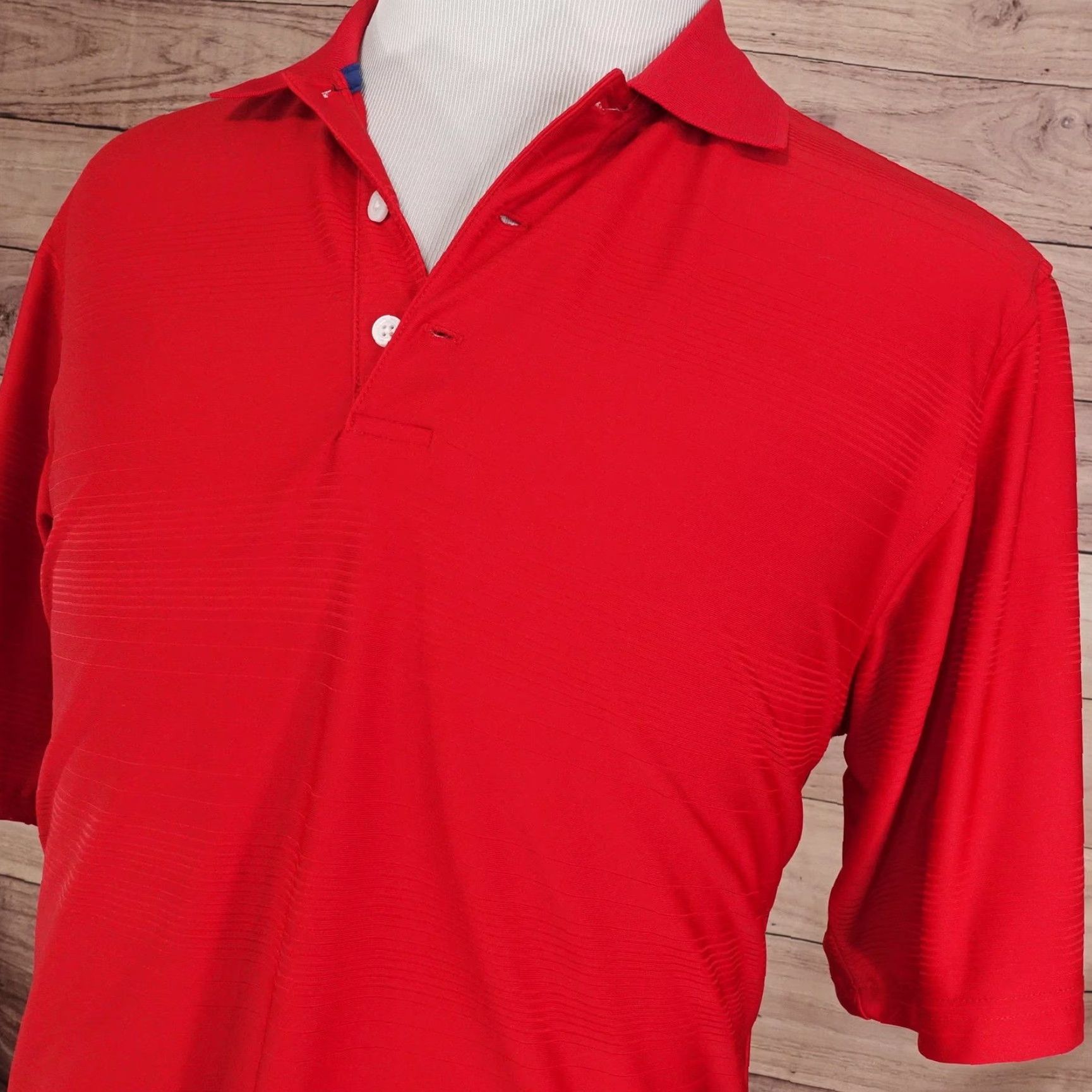 Vintage Walter Hagen Essentials Shirt Mens Medium Red Golf Performance Lightweight Size US M / EU 48-50 / 2 - 2 Thumbnail
