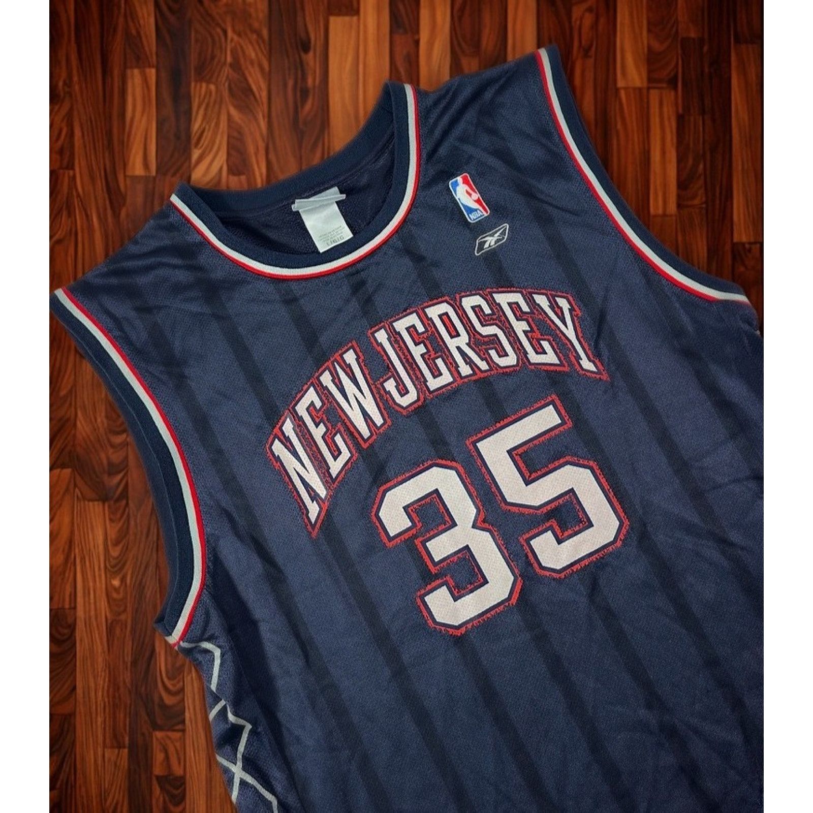 Reebok Jason Collins New Jersey Nets Reebok Jersey Y2K Size L Rare Size US L / EU 52-54 / 3 - 7 Thumbnail
