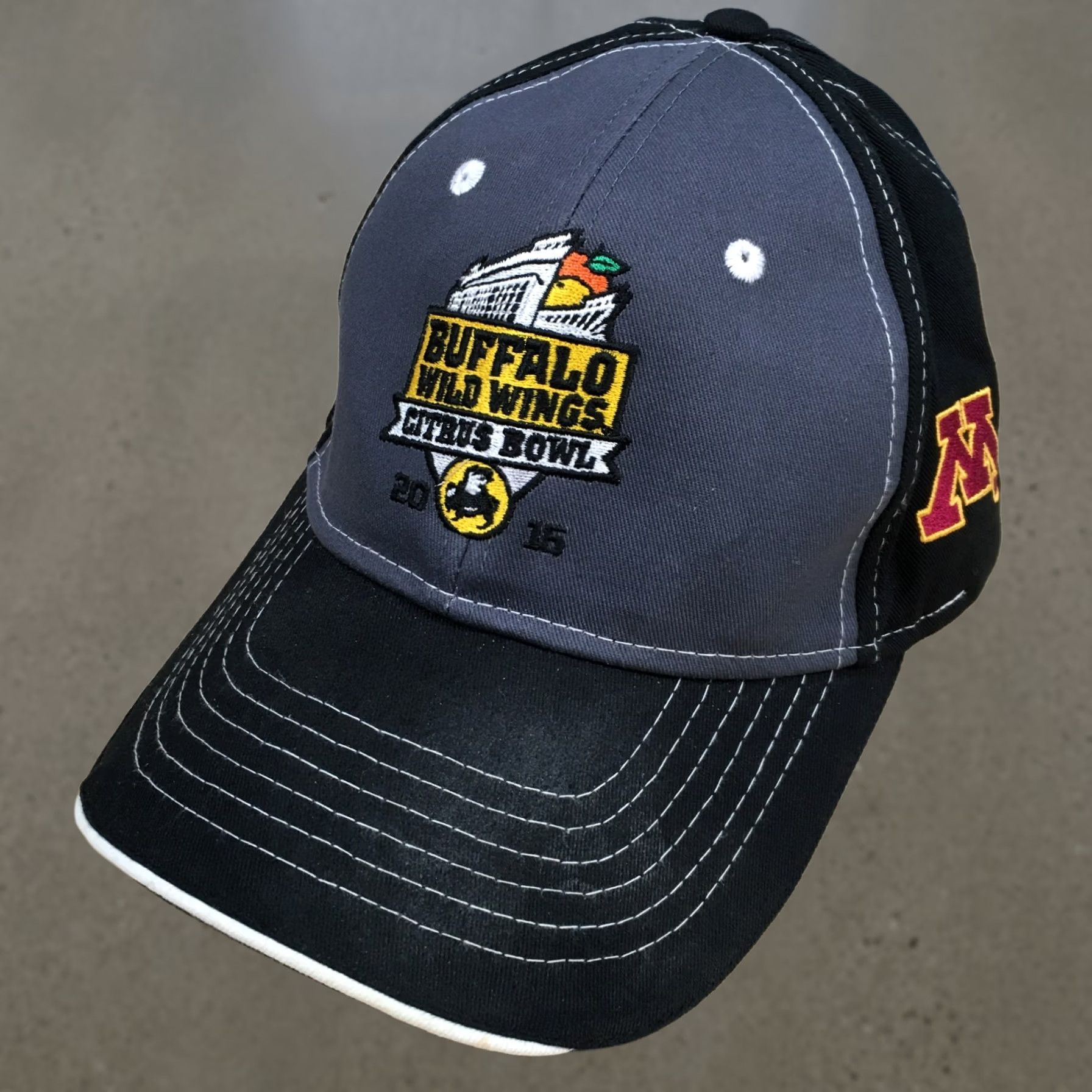 Vintage Buffalo Wild Wings Citrus Bowl 2015 Baseball Cap Hat Cotton Mens One Size Black Size ONE SIZE - 1 Thumbnail