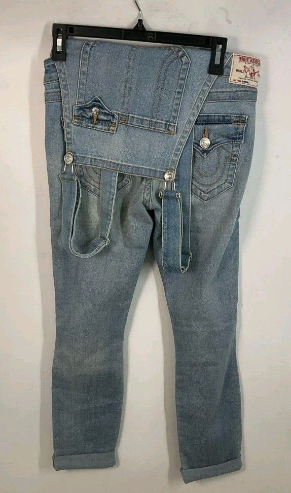 True Religion NWT True Religion Denim Overall Sz XS RSP 249$ Size 30" / US 8 / IT 44 - 1 Thumbnail