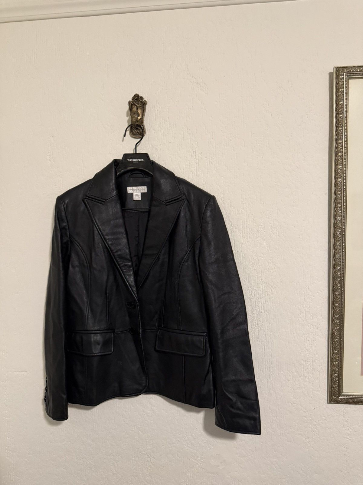 Genuine Leather Vintage genuine leather two button blazer jacket Size US M / EU 48-50 / 2 - 1 Thumbnail
