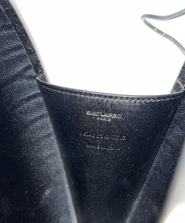 Saint Laurent Paris Saint Laurent Paris Love Box Croc Effect Leather Bag Clutch Size ONE SIZE - 8 Thumbnail