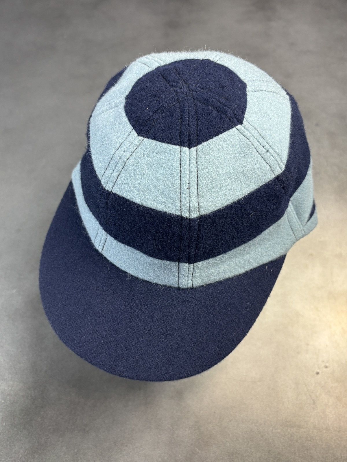 Vintage 1960s Vintage Crickets Cap Michael Chatham Wool Stripe Velcr Size ONE SIZE - 21 Thumbnail