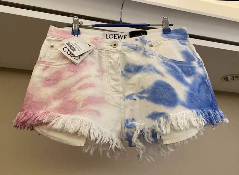 Loewe LOEWE Color blended denim shorts Size 26" / US 2 / IT 38 - 6 Thumbnail