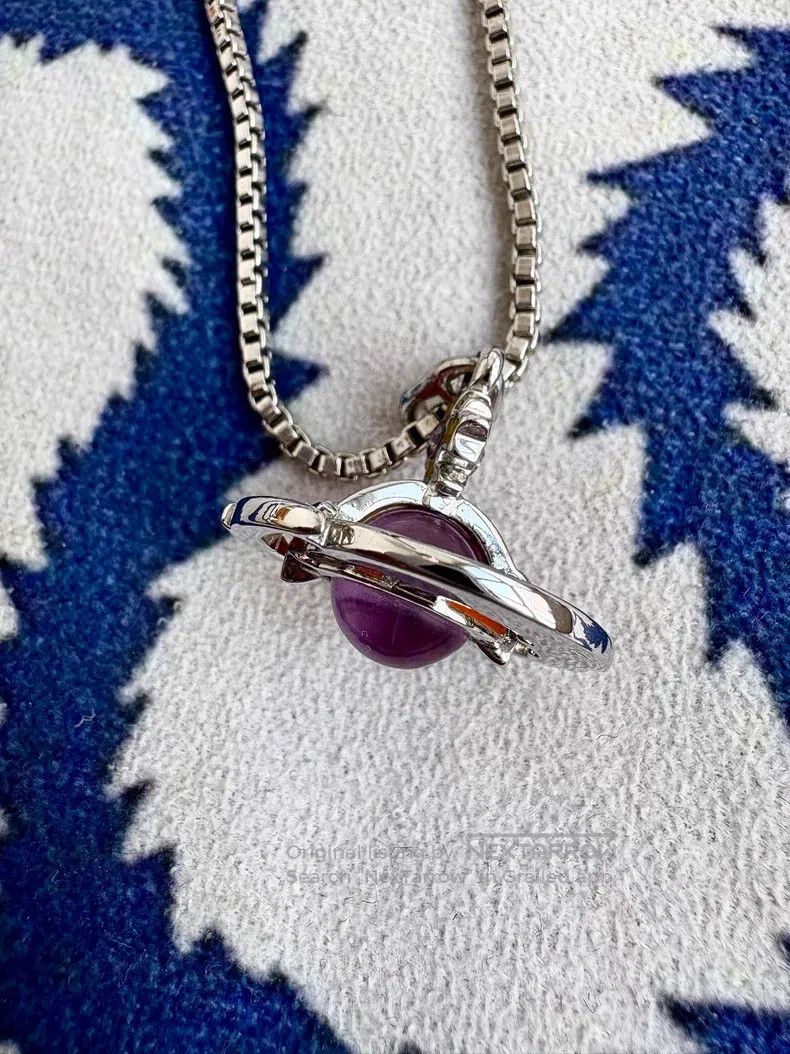 Vivienne Westwood Vivienne Westwood Vintage Purple Meteor Medium-sized Orb S Size ONE SIZE - 3 Thumbnail
