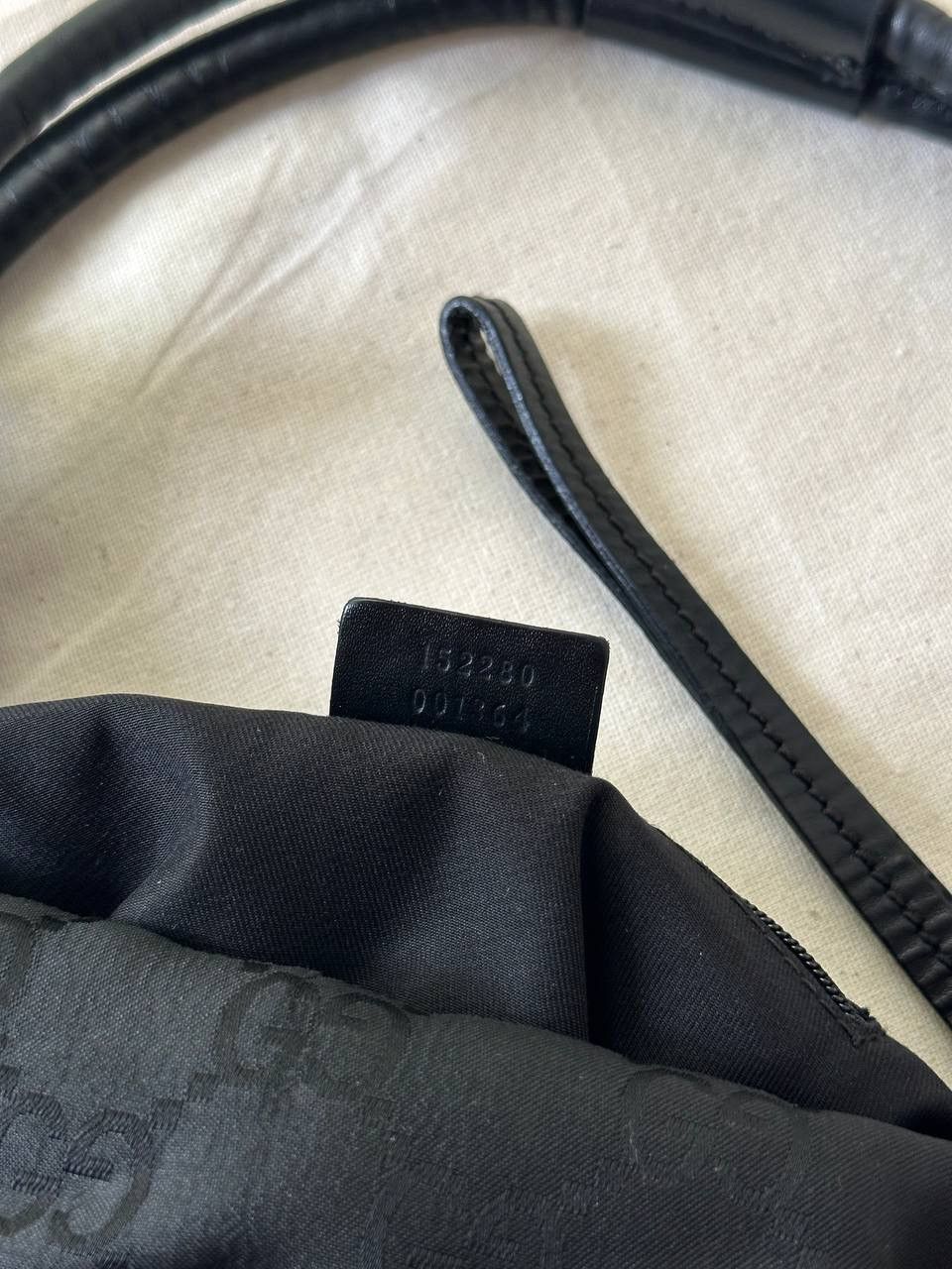 Gucci Gucci Nylon Black GG Bag Size ONE SIZE - 9 Thumbnail