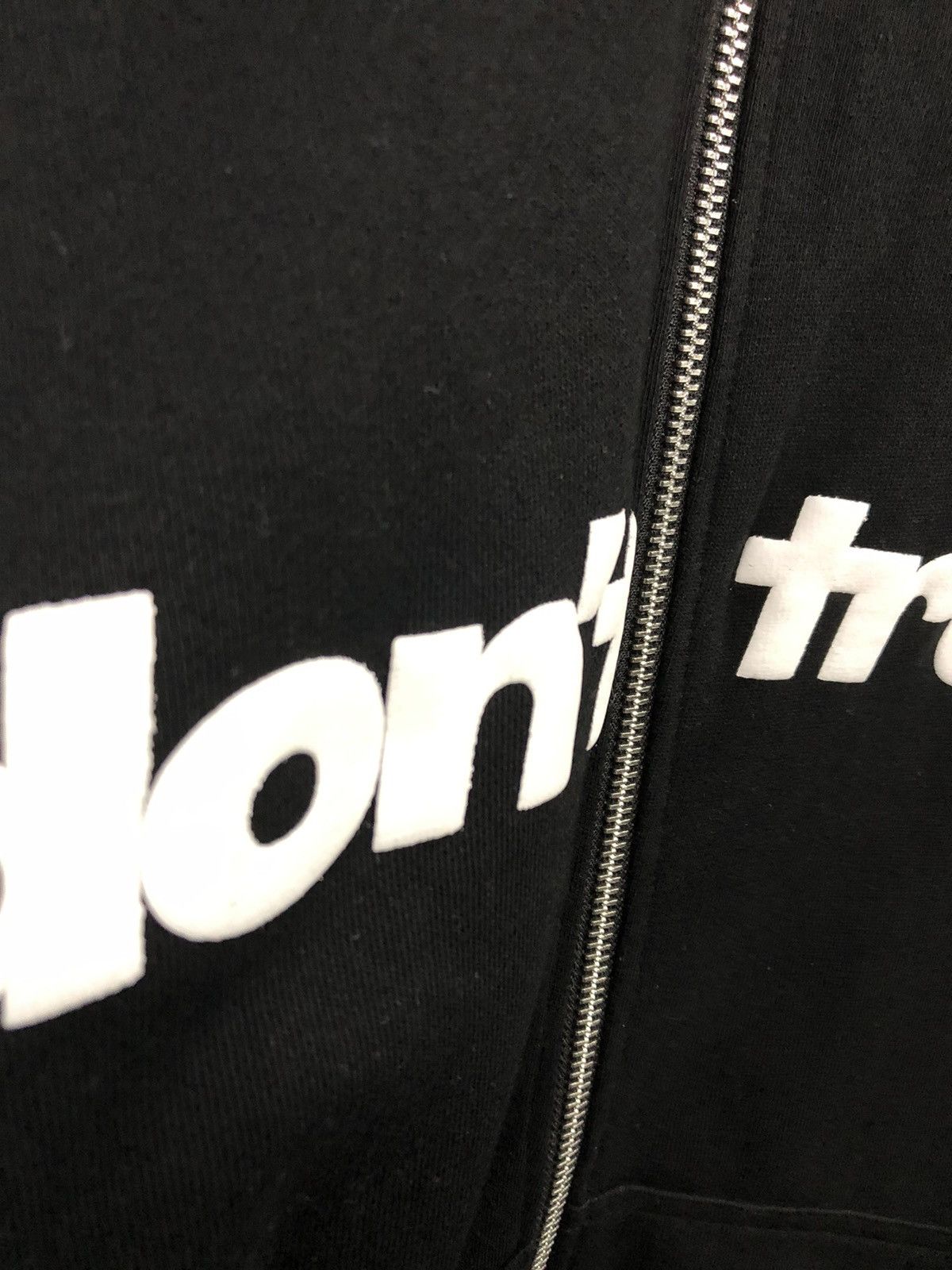 Other Meraki MRK Don’t Trust Me Off Set Zip Black Hoodie Large Size US L / EU 52-54 / 3 - 3 Thumbnail