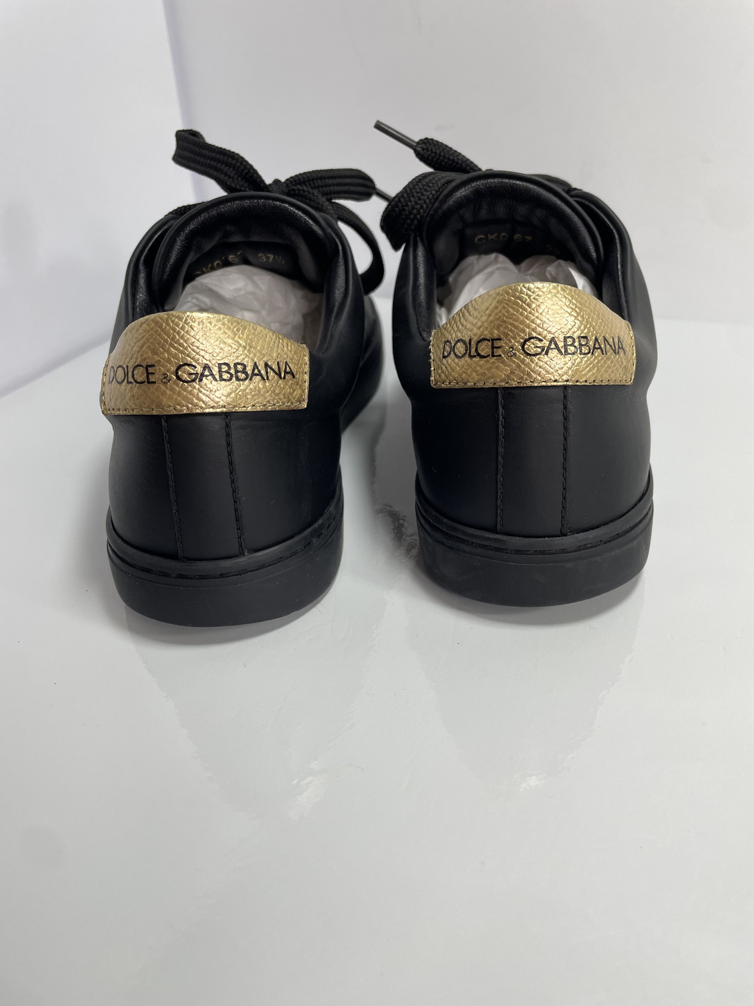Dolce & Gabbana Dolce & Gabbana leather sneakers Size US 7 / IT 37 - 4 Thumbnail