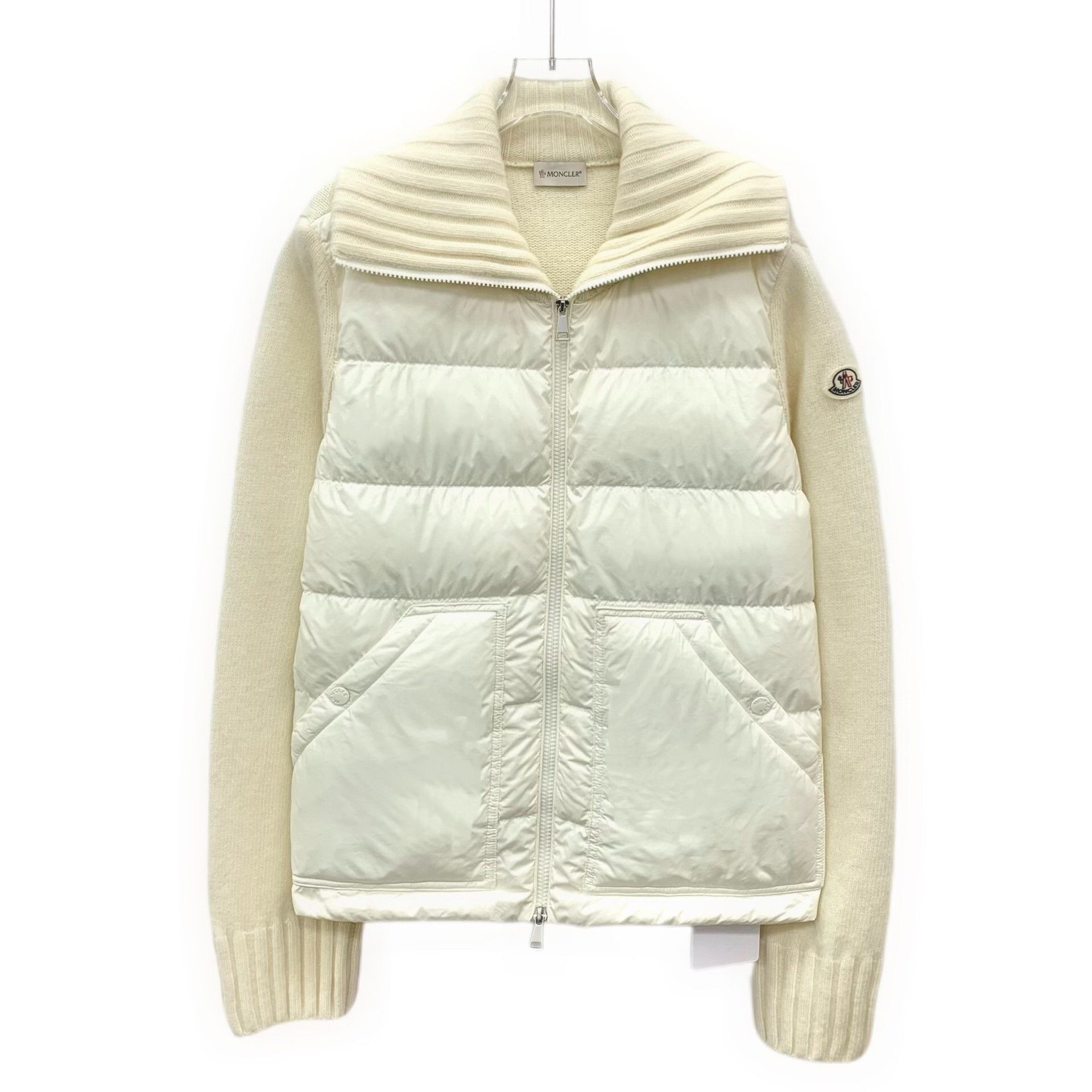 Moncler Moncler White Down Jacket M Women Size M / US 6-8 / IT 42-44 - 1 Thumbnail