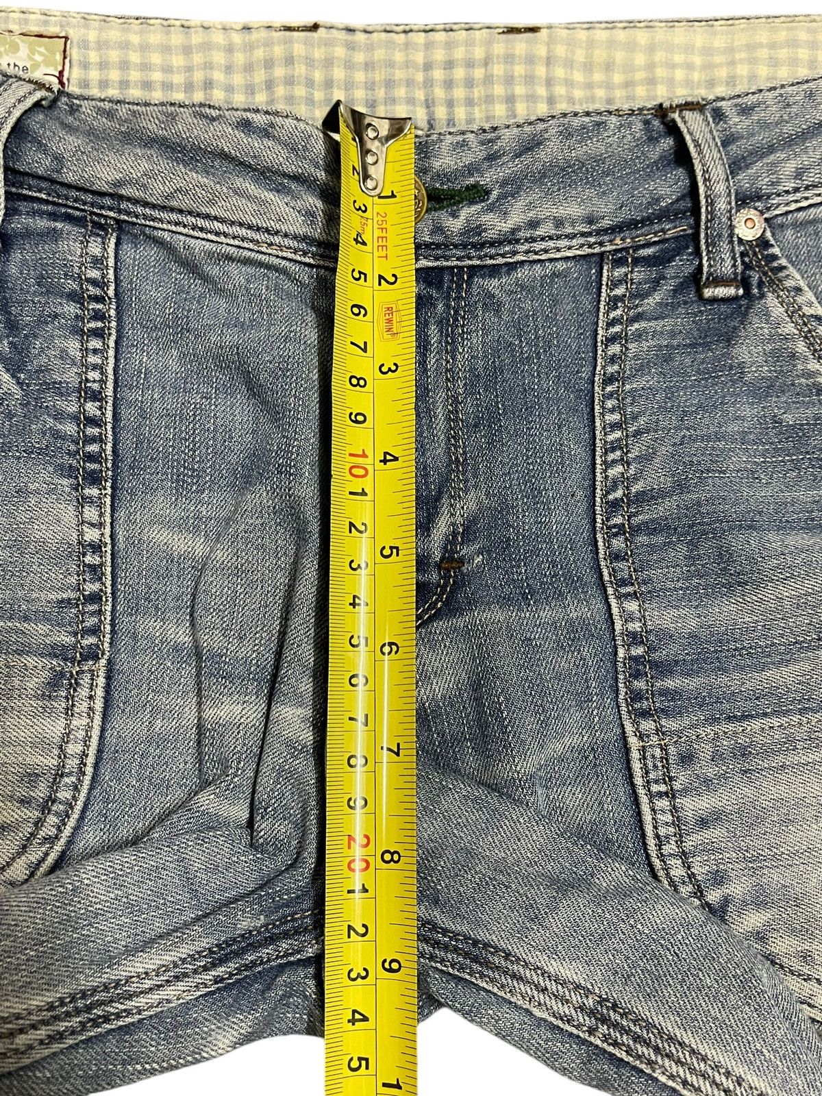 14th Addiction Vintage Japanese Brand Blue Faded Wash Carpenter Style Jeans Size US 31 - 15 Thumbnail