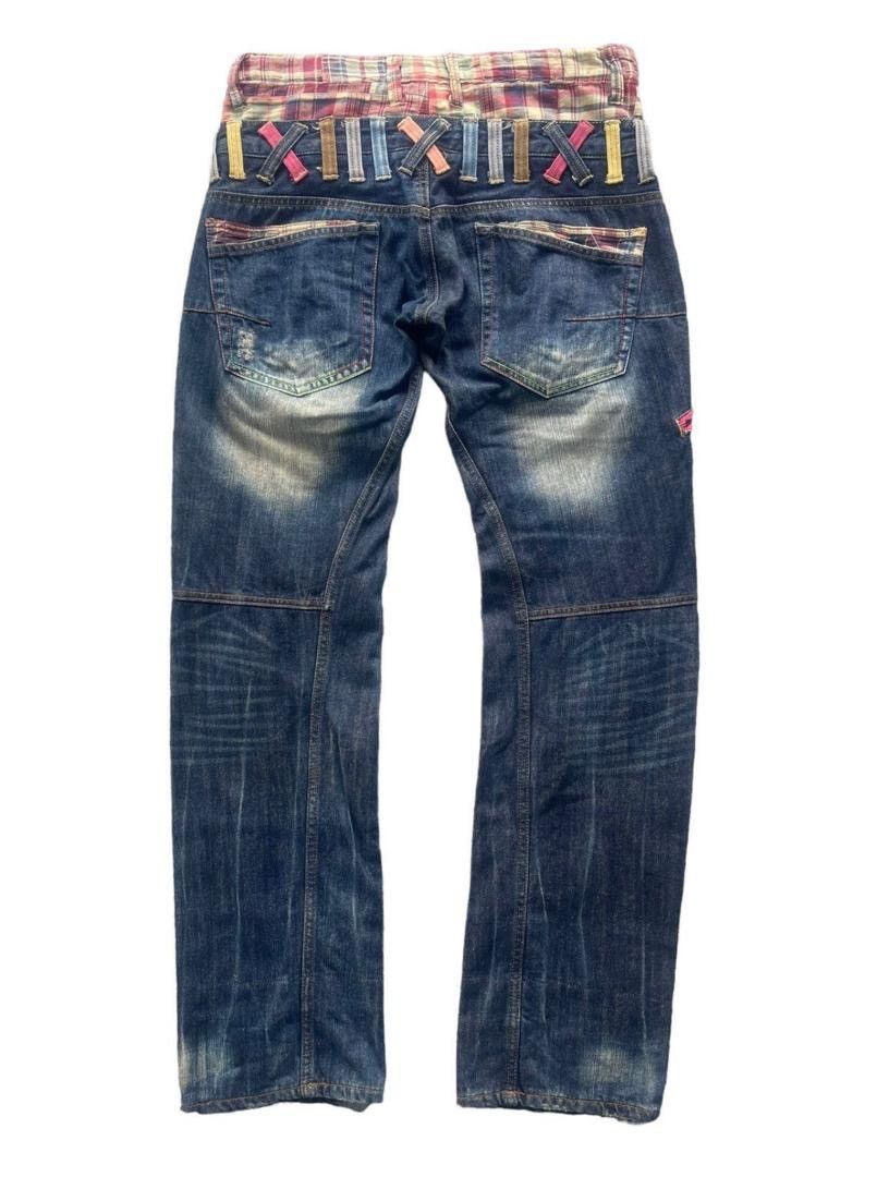 Japanese Brand Dominate Double Waist Streetwear Jeans Size US 32 / EU 48 - 3 Thumbnail