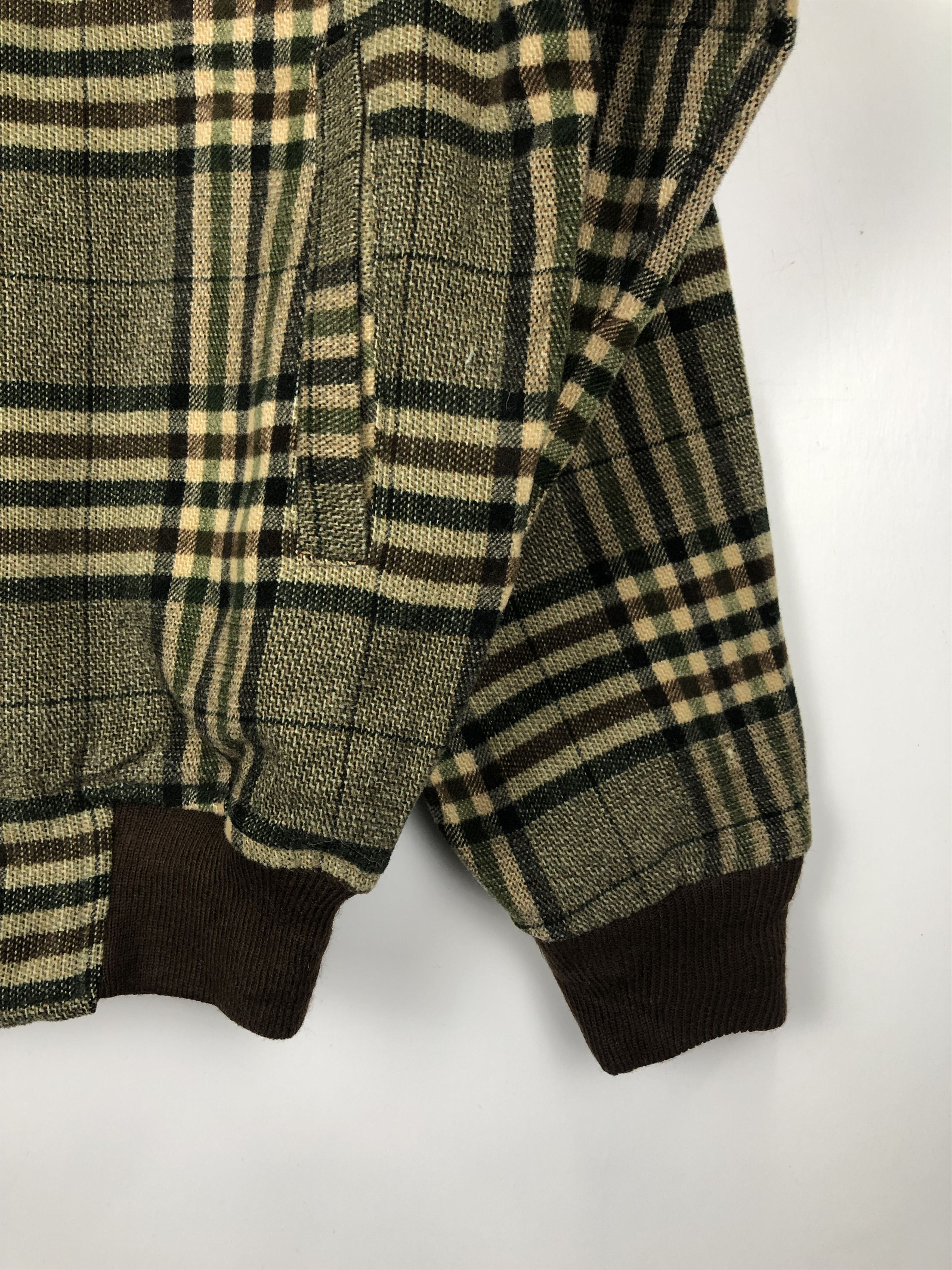 Vintage Vintage 90s Japanese Brand Zipper Plaid Varsity Jacket V0412 Size US M / EU 48-50 / 2 - 5 Thumbnail