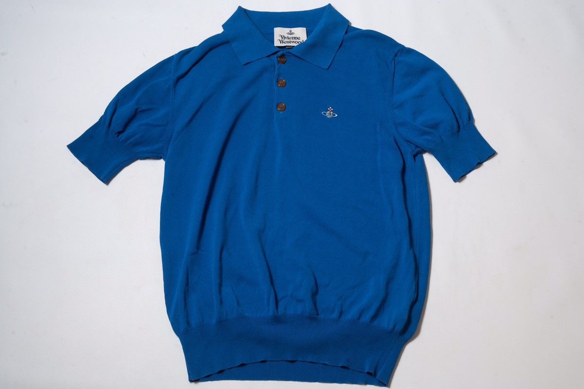 Vivienne Westwood Vivienne Westwood Knited Polo Shirt Jumper Size US L / EU 52-54 / 3 - 1 Thumbnail