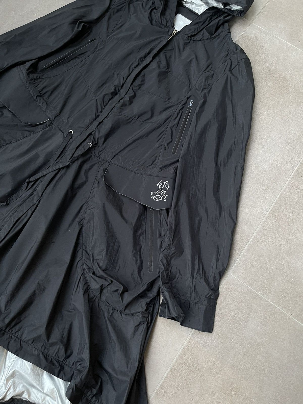 Marithe + Francois Girbaud Marithe Francois Girbaud Technicla Black Track Long Jacket Size XL / US 12-14 / IT 48-50 - 4 Thumbnail