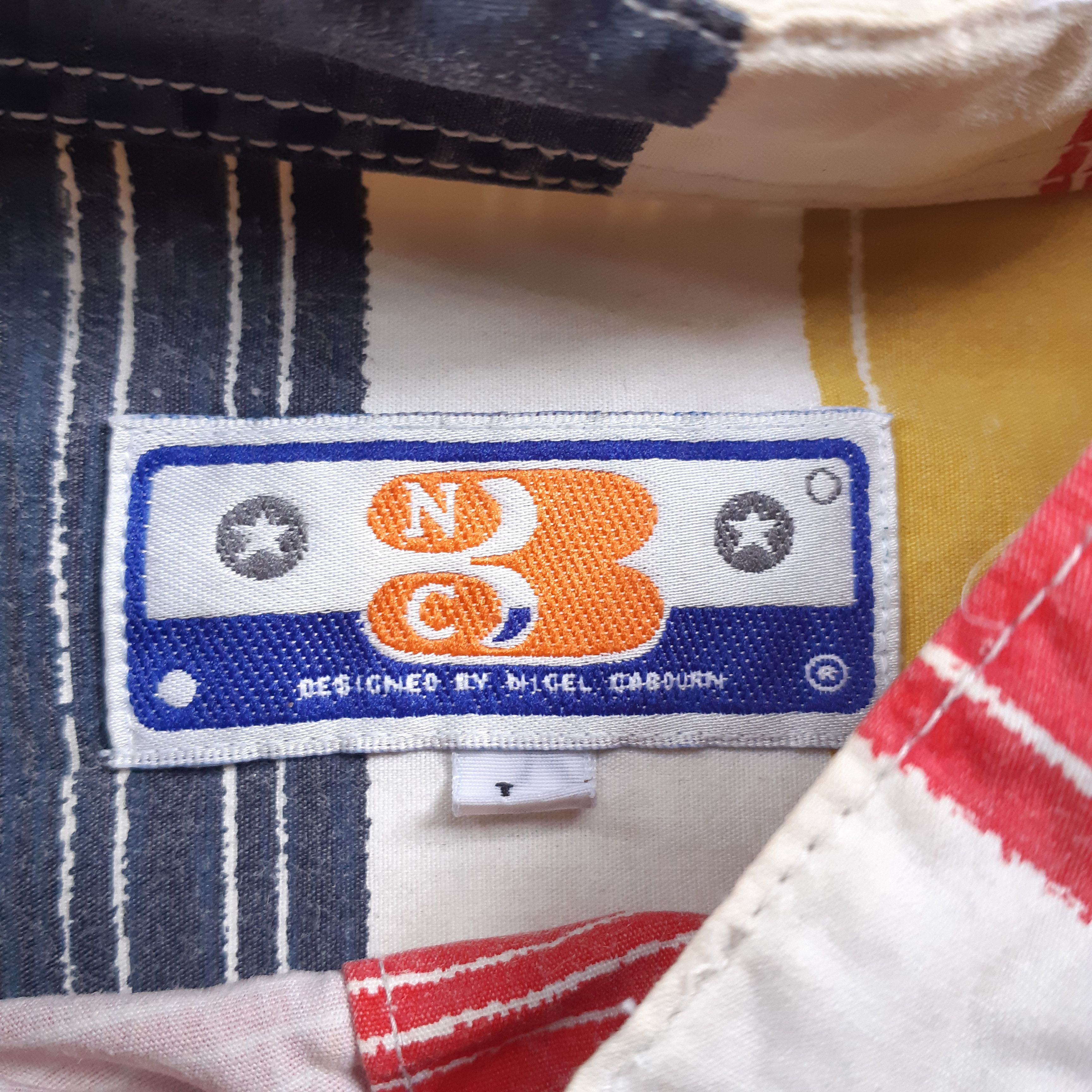 Nigel Cabourn NC3 by Nigel Cabourn Vintage Mens Shirt Striped Large Size US L / EU 52-54 / 3 - 11 Thumbnail