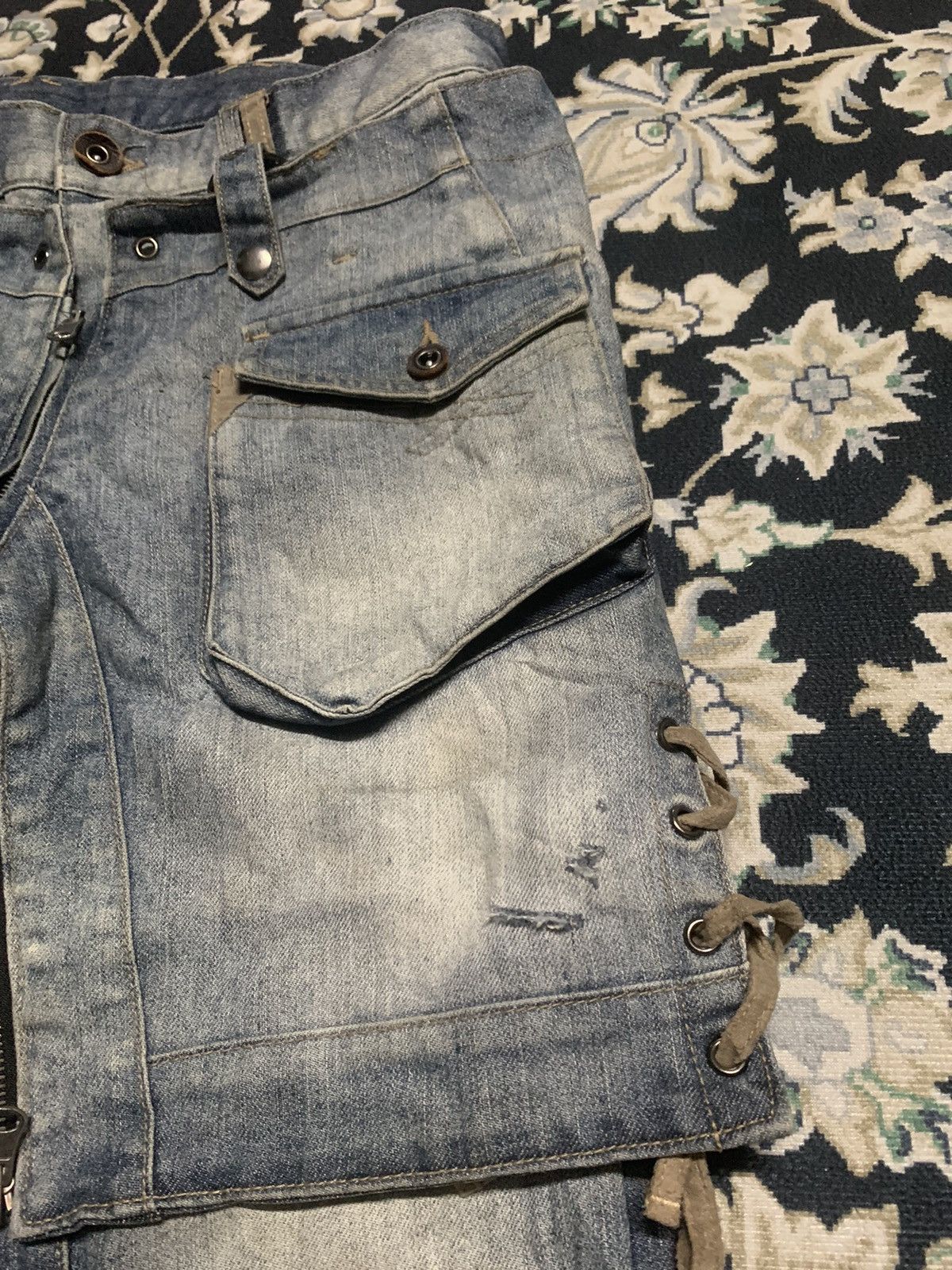 PPFM PPFM DESTRUCT PRODUCT JEANS Size US 32 / EU 48 - 10 Thumbnail