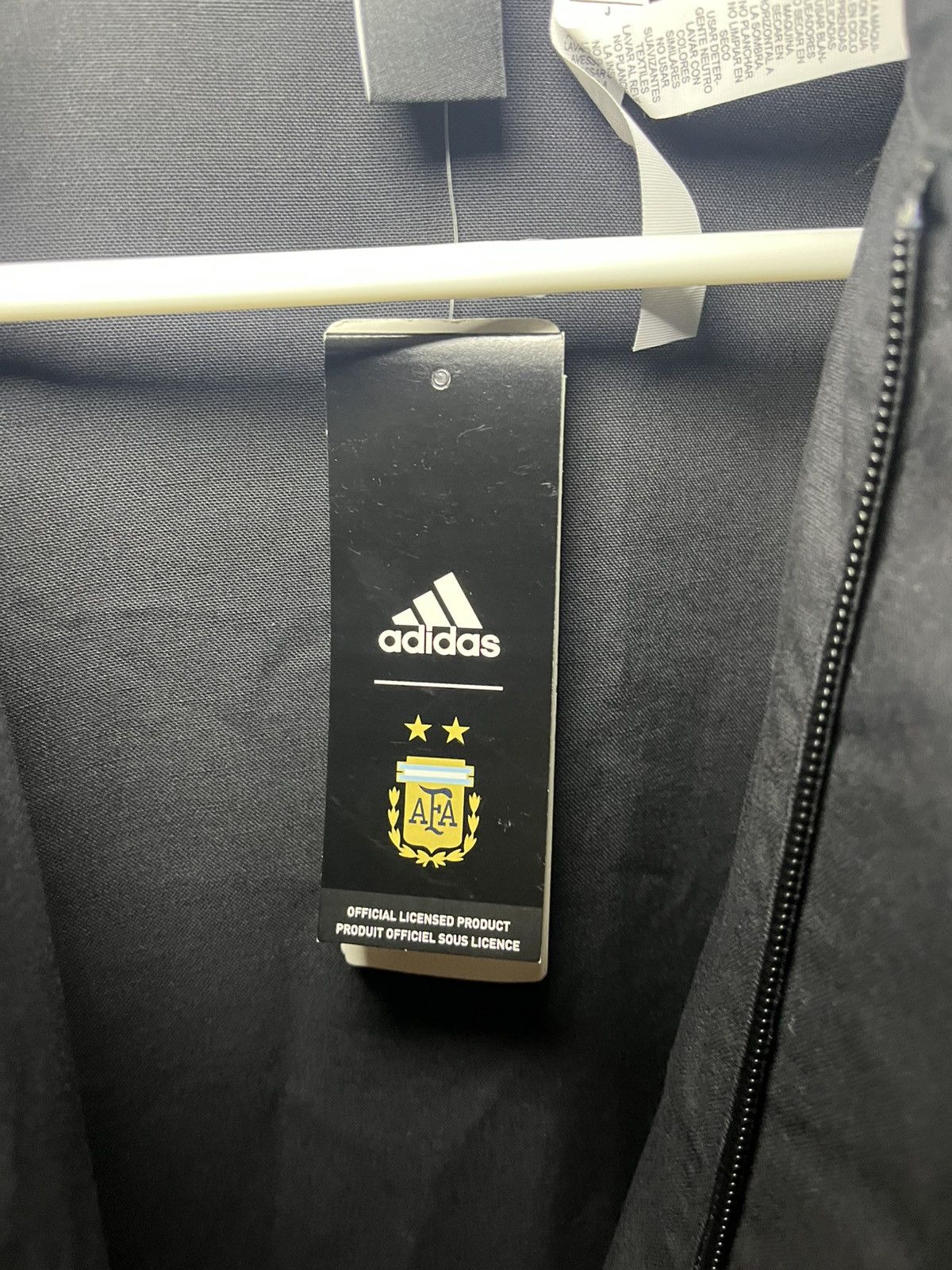 Adidas New Adidas Argentina 2018 Woven Full Zip Z.N.E Jacket Coat Size US XL / EU 56 / 4 - 5 Thumbnail
