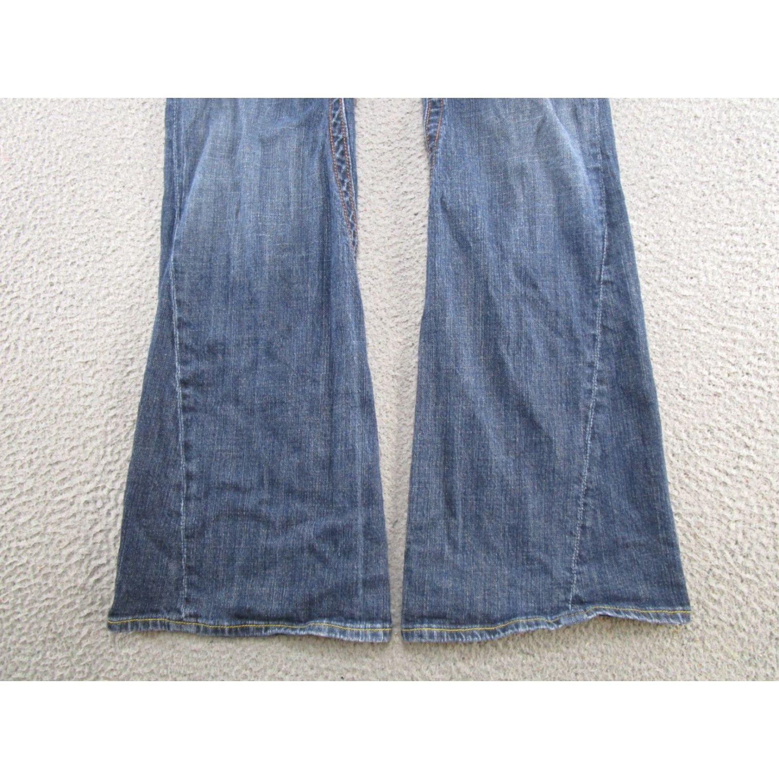 Vintage VIGOSS Jeans Bootcut Women Regular 10 Blue Denim 5-Pocket Stretch Zipper Closure Cotton Vintage No Size 32" / US 10 / IT 46 - 2 Thumbnail