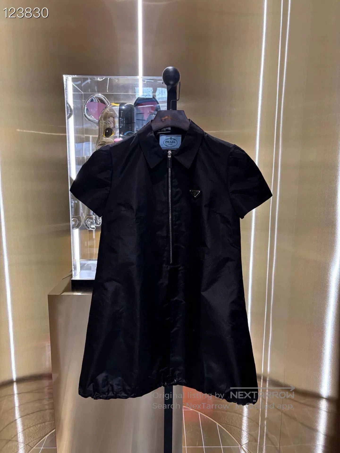 Prada Prada Black Nylon Dress. Size M / US 6-8 / IT 42-44 - 1 Thumbnail