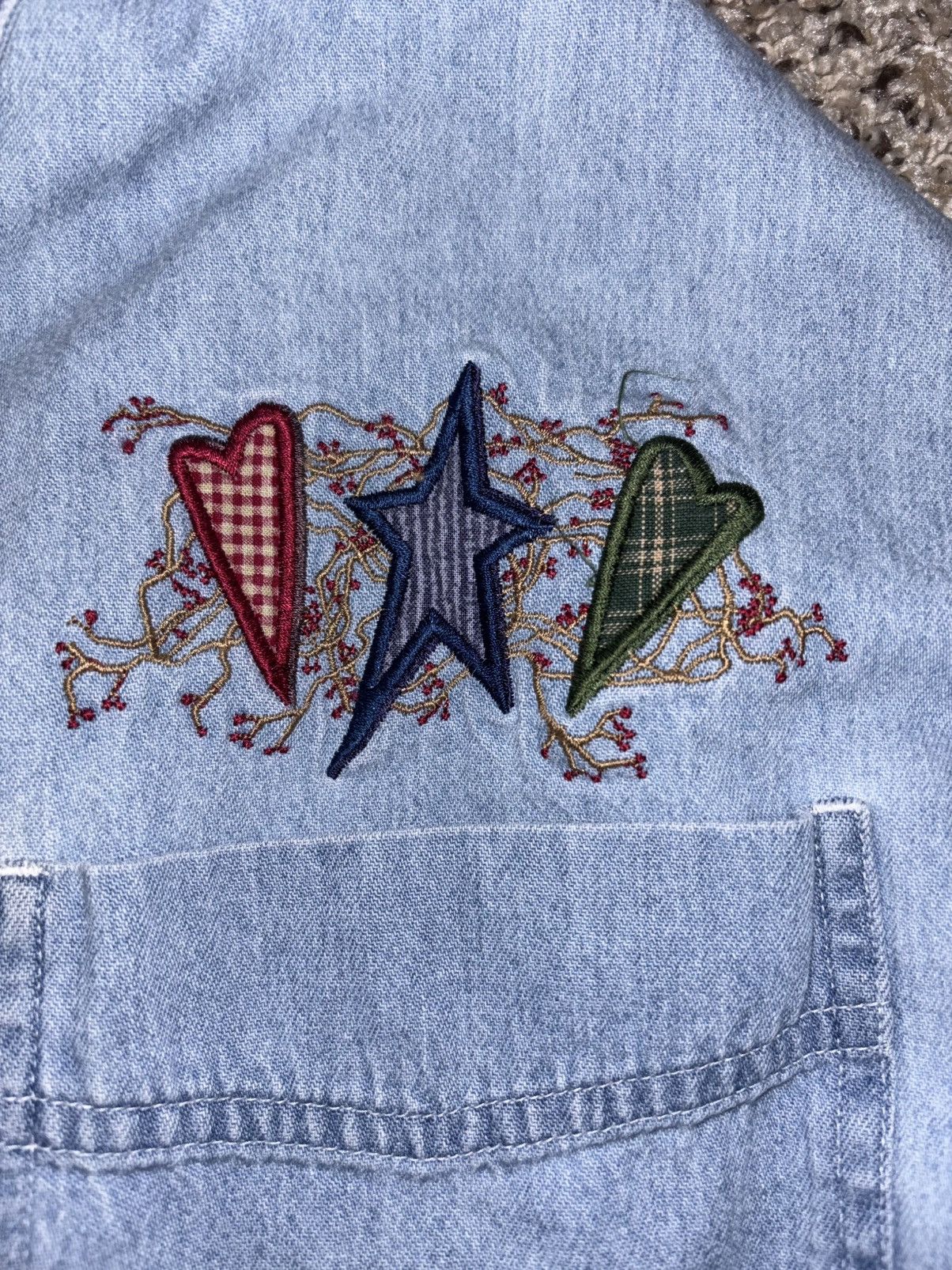 Other Vintage 90s Copa Banana Light Wash Denim button up Size US L / EU 52-54 / 3 - 3 Thumbnail