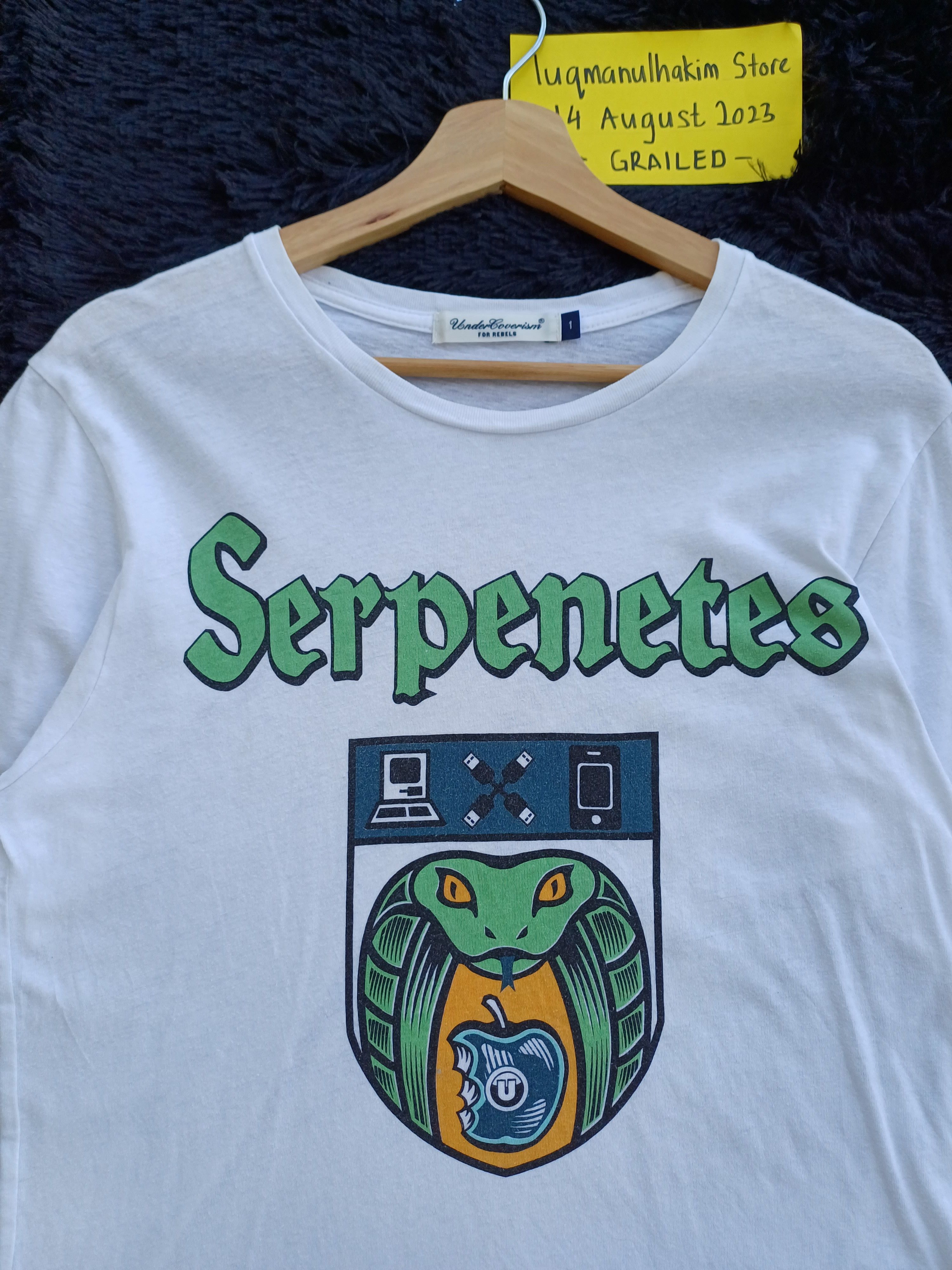 Undercover Undercoverism Serpenetes Early 2000s White T-Shirt Size US S / EU 44-46 / 1 - 5 Thumbnail
